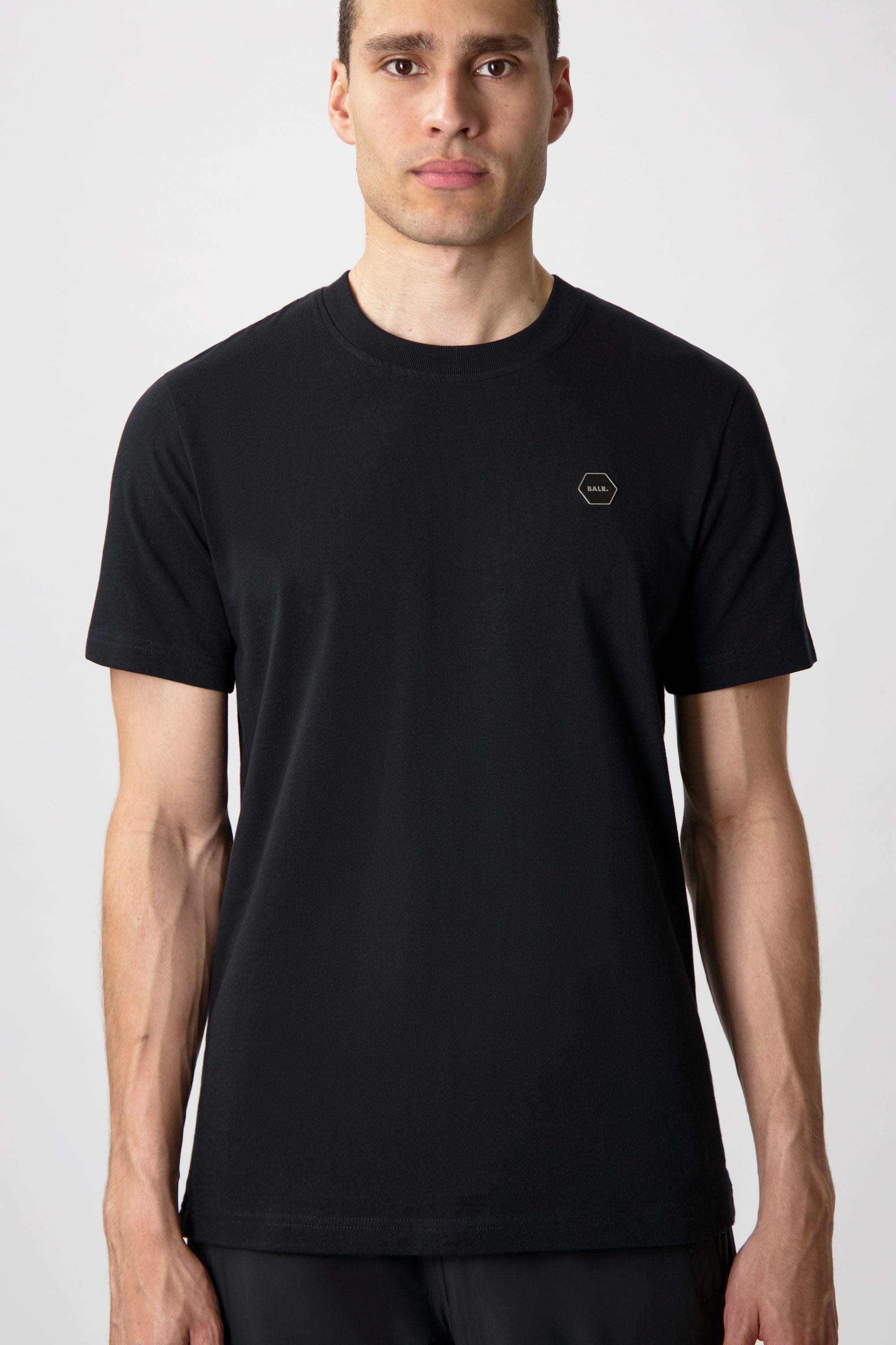 Hexline Regular Fit T-shirt Jet noir