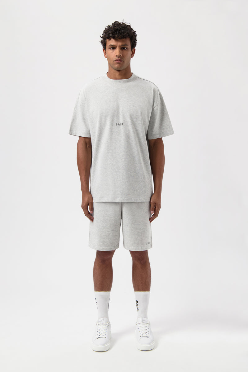 Logo Box T-shirt lt gris melange