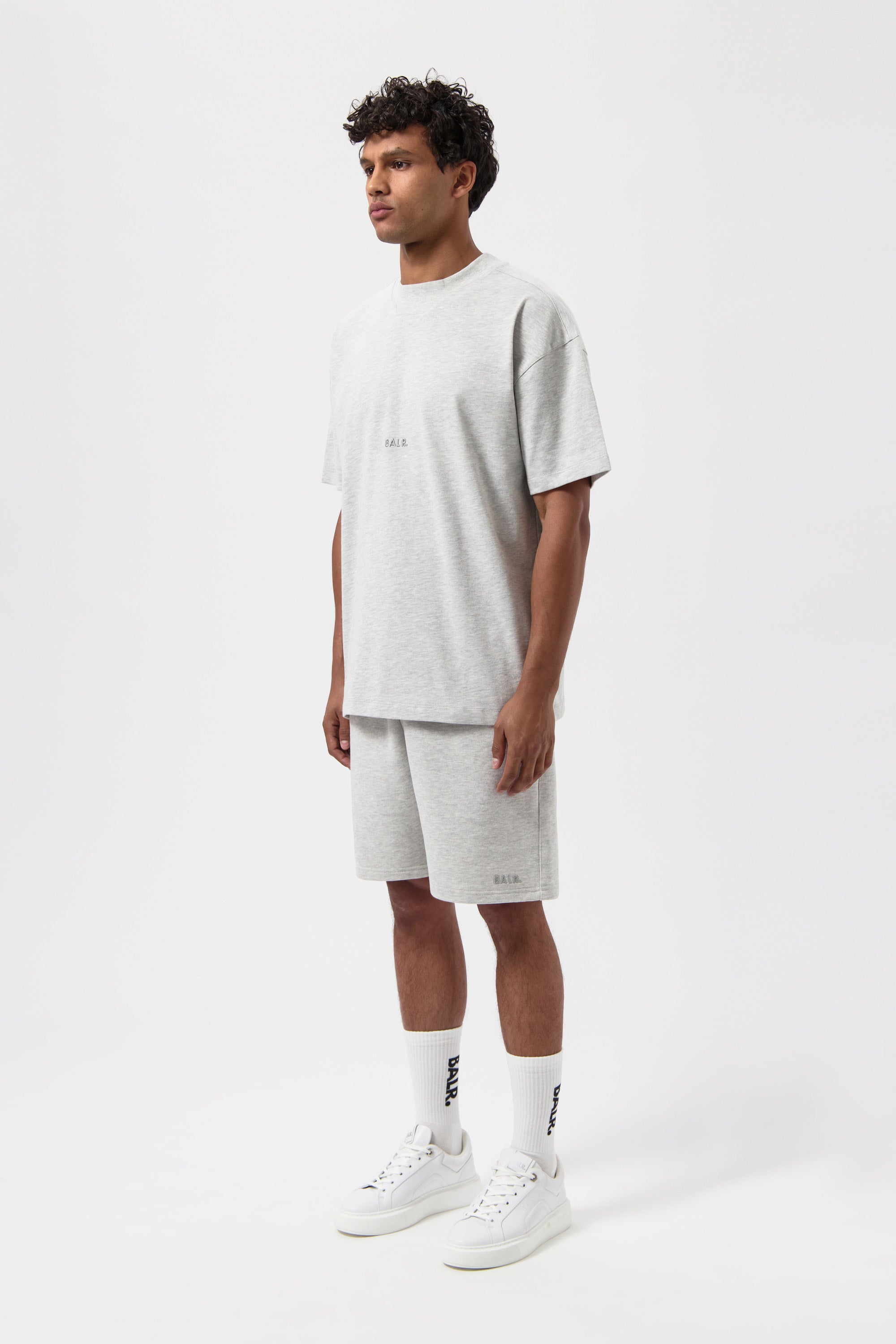 Logo Box Camiseta LT Grey Melange