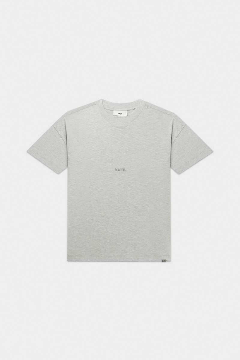 Logo Box T-shirt lt gris melange