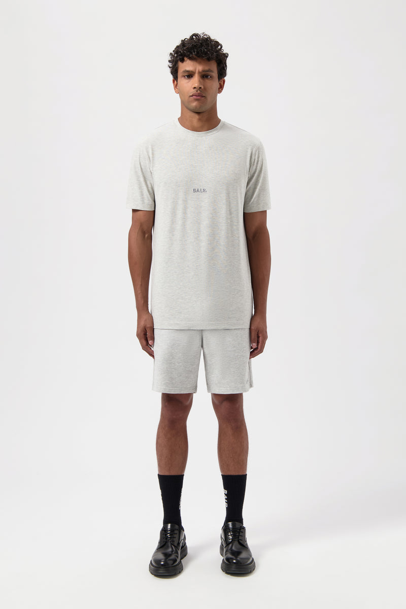 Logo Slim T-shirt lt gris melange