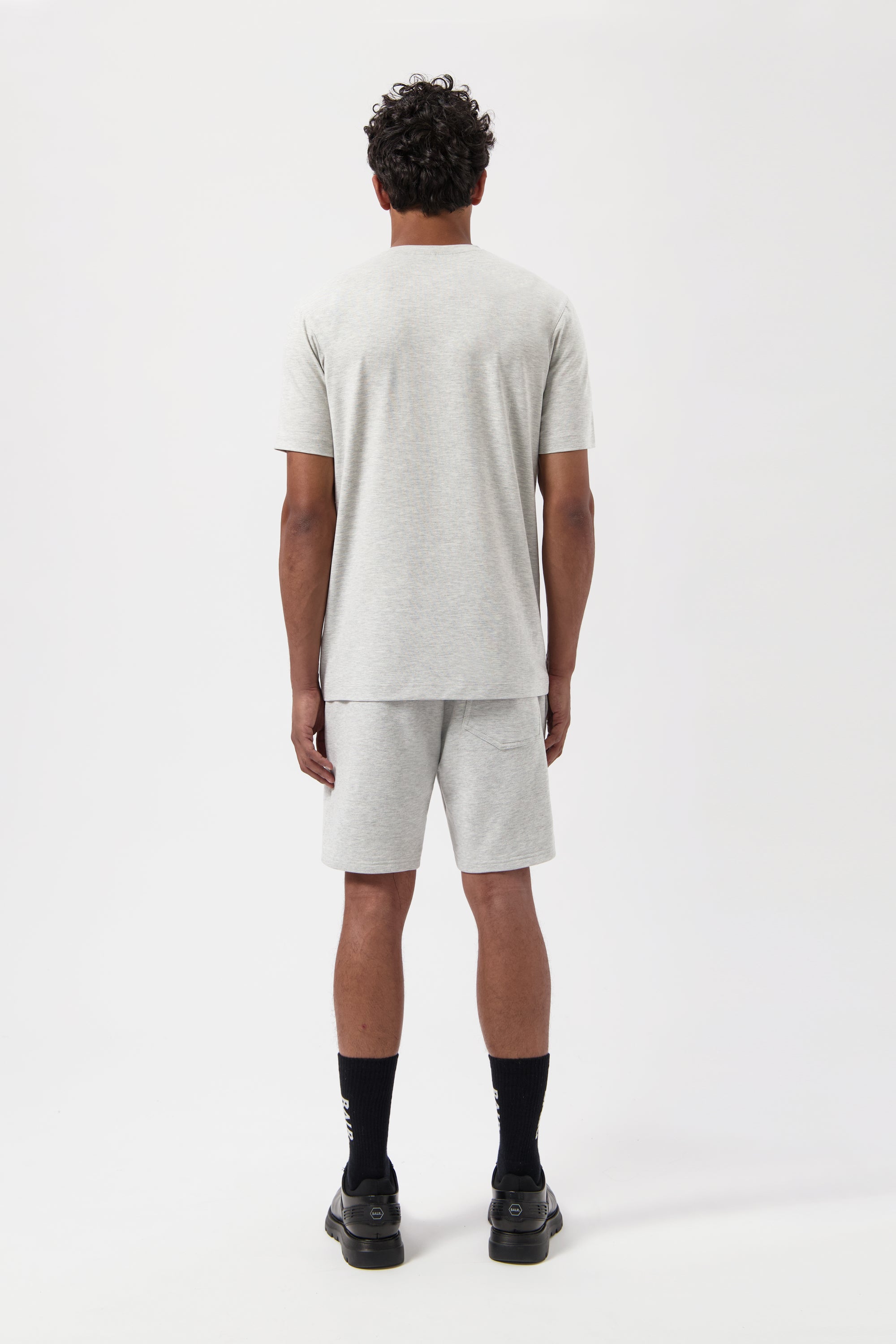 Logo Slim Camiseta LT Grey Melange