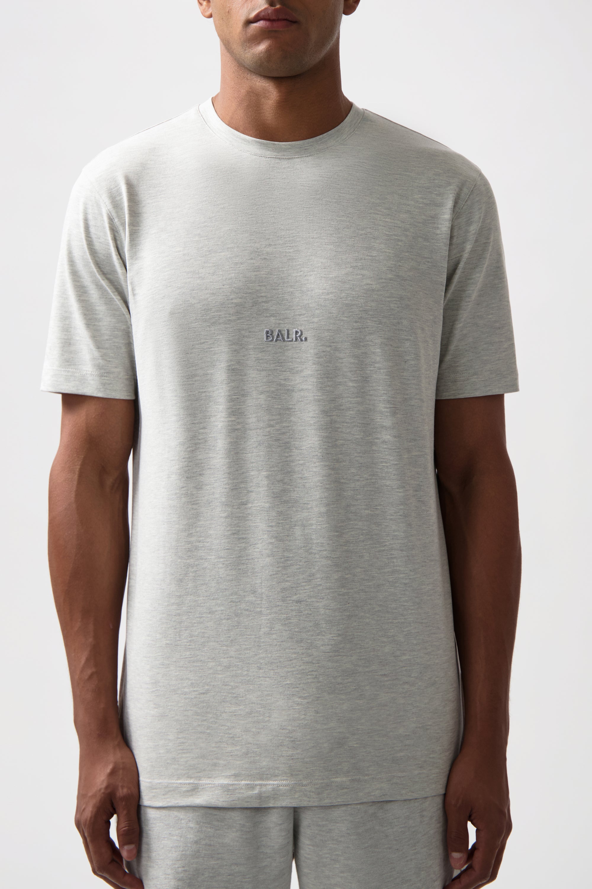 Logo Slim Camiseta LT Grey Melange