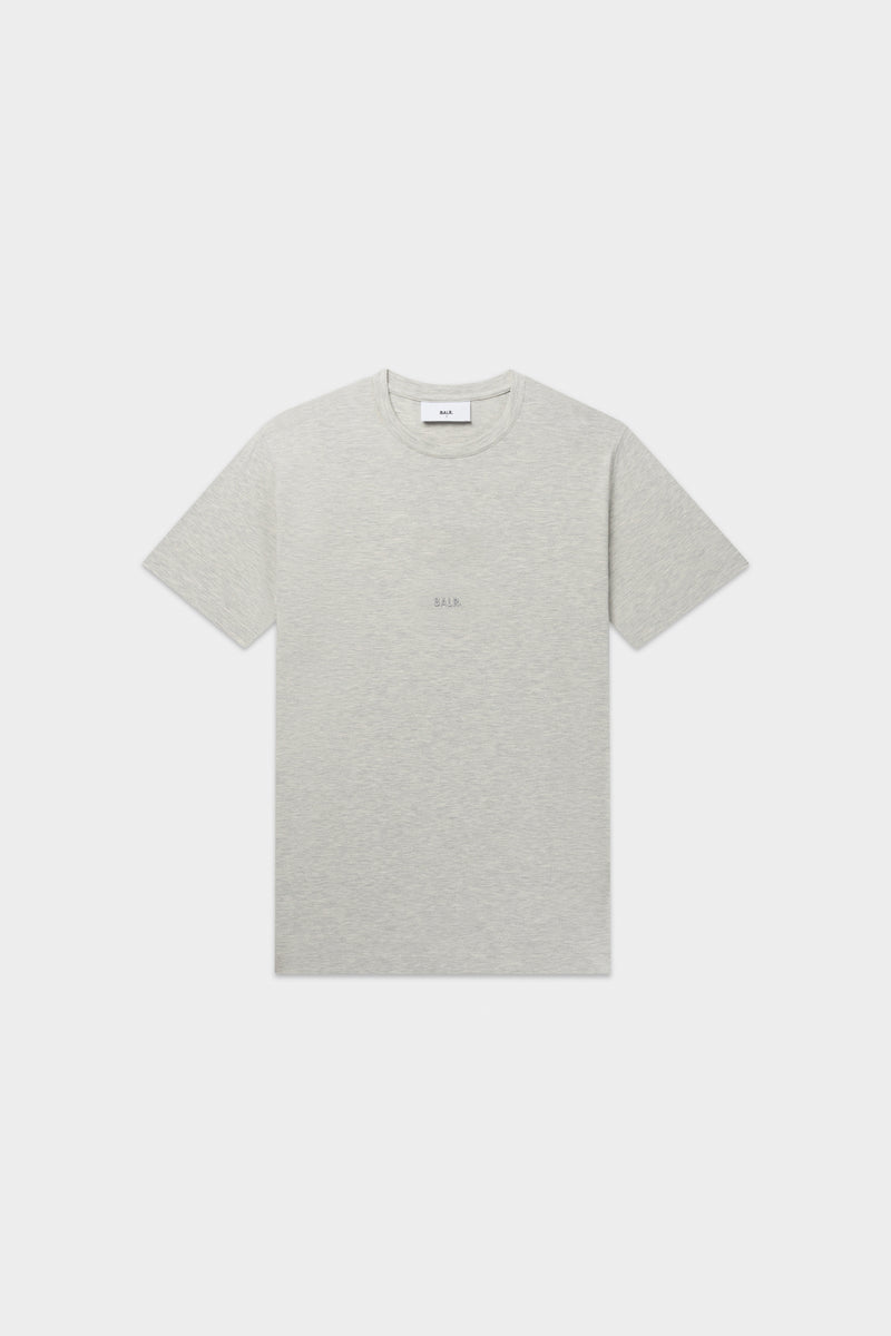 Logo Slim T-shirt lt gris melange