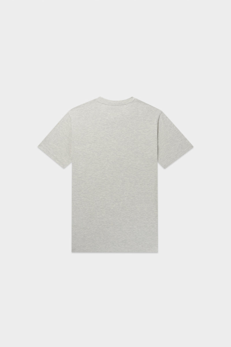 Logo Slim T-shirt lt gris melange