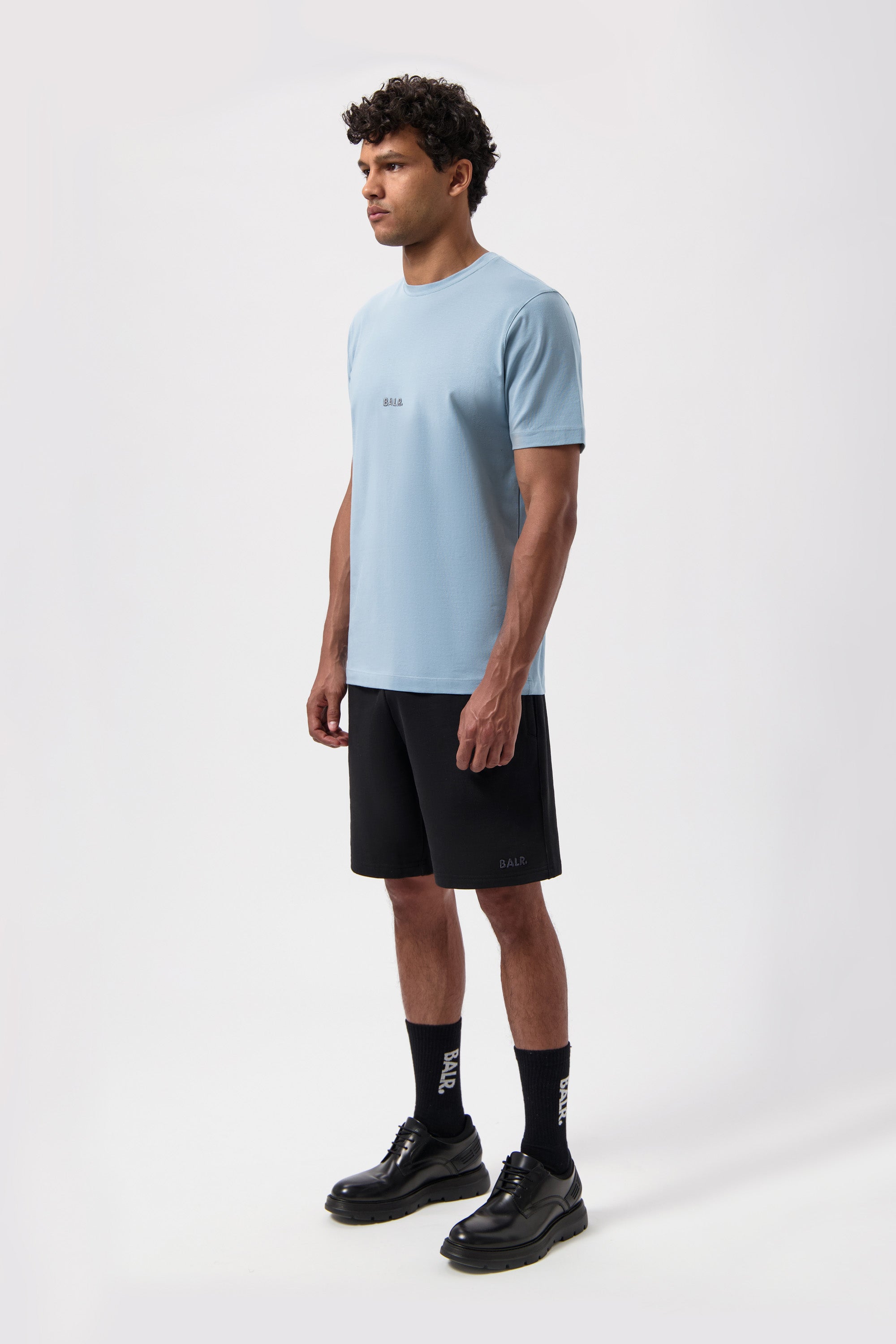 Logo Slim T-shirt arona bleu