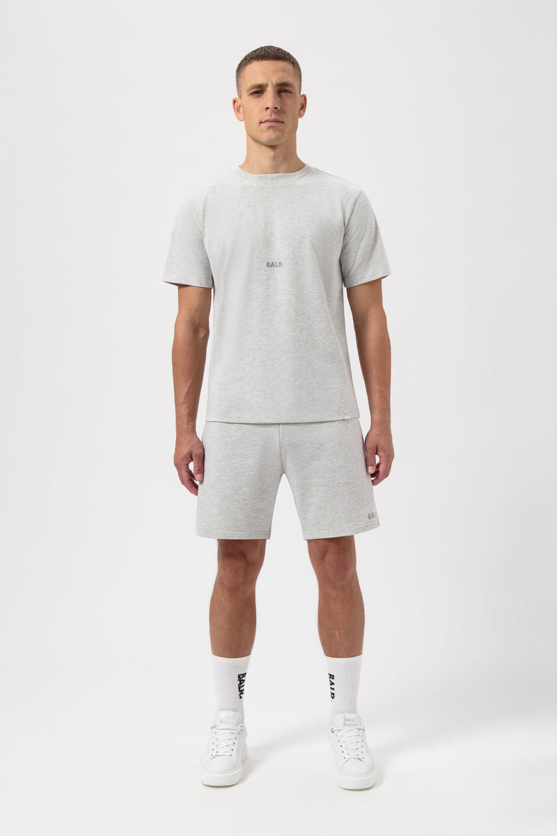 T-shirt de logo lt gris melange