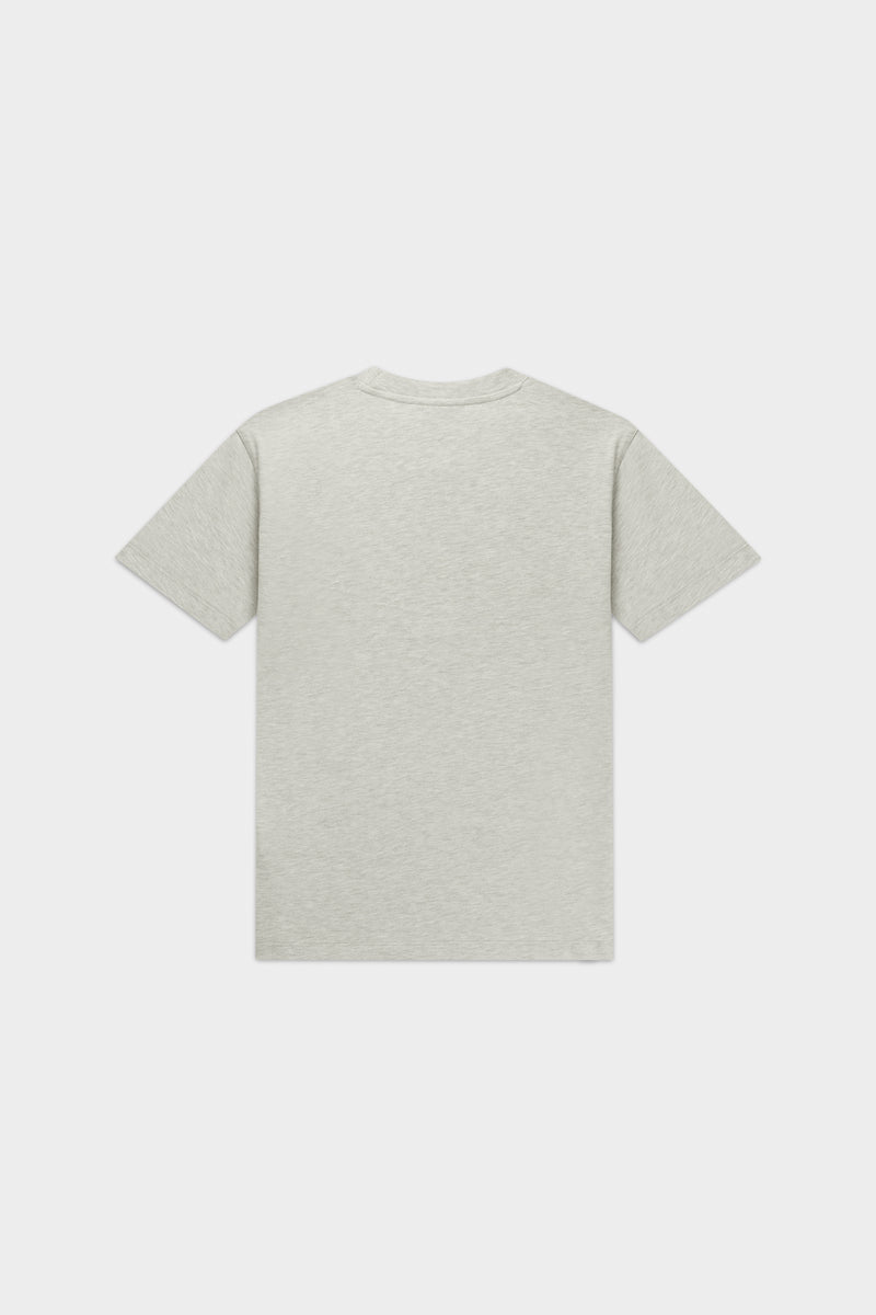 T-shirt de logo lt gris melange