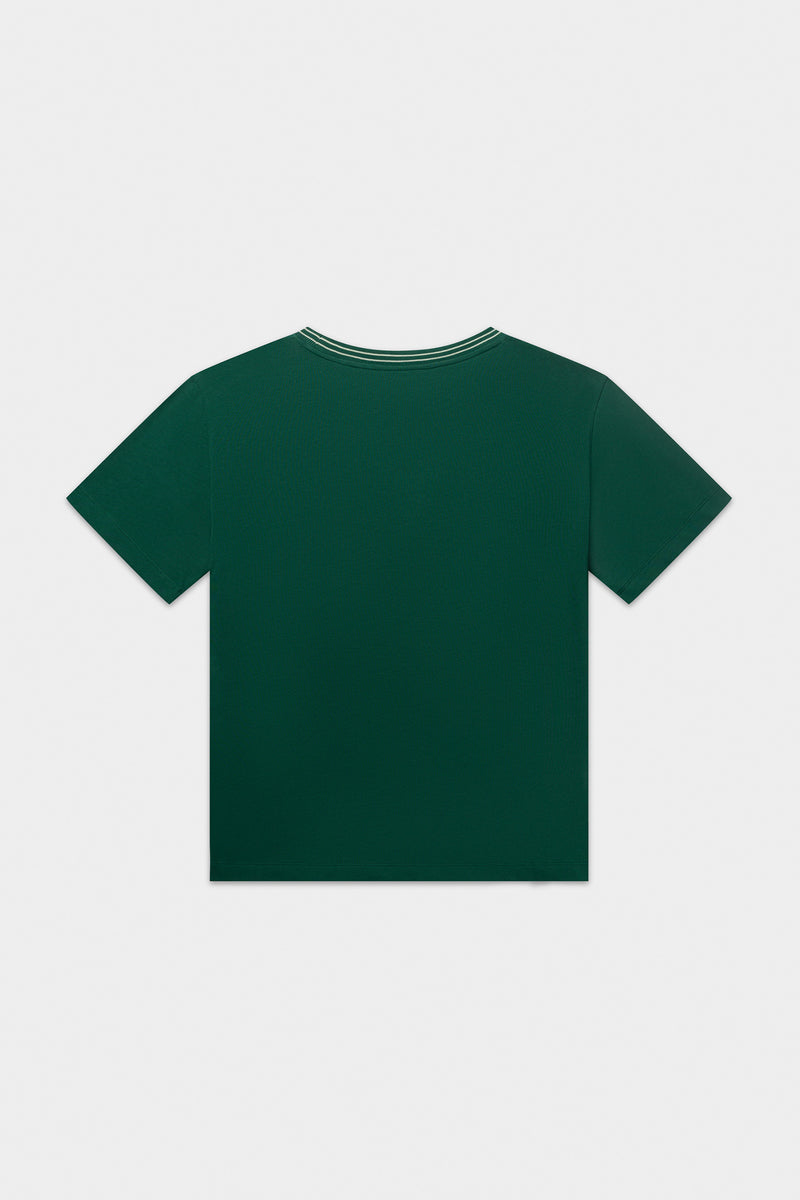 T-shirt de bande vert botanique