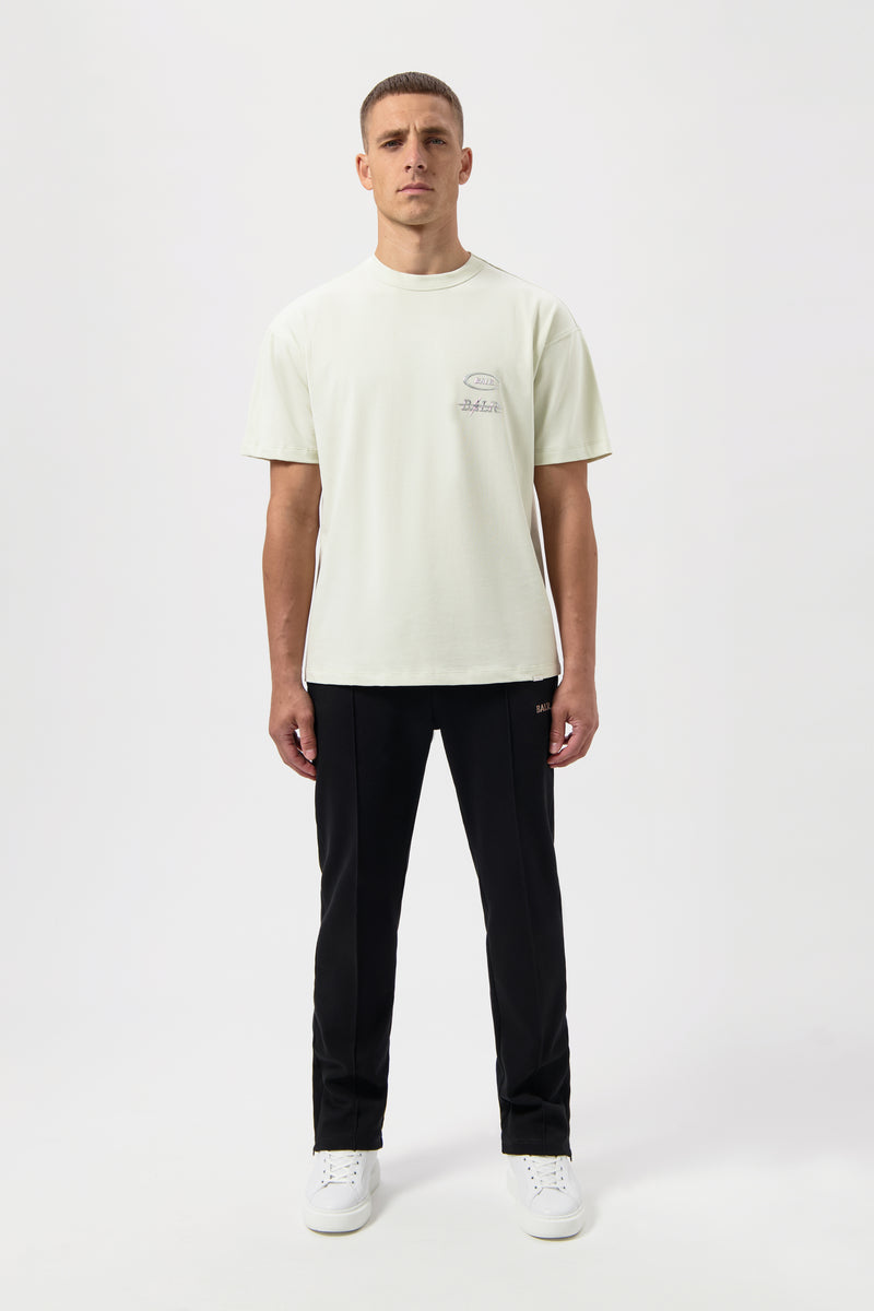 Métallique Box T-shirt léger beige