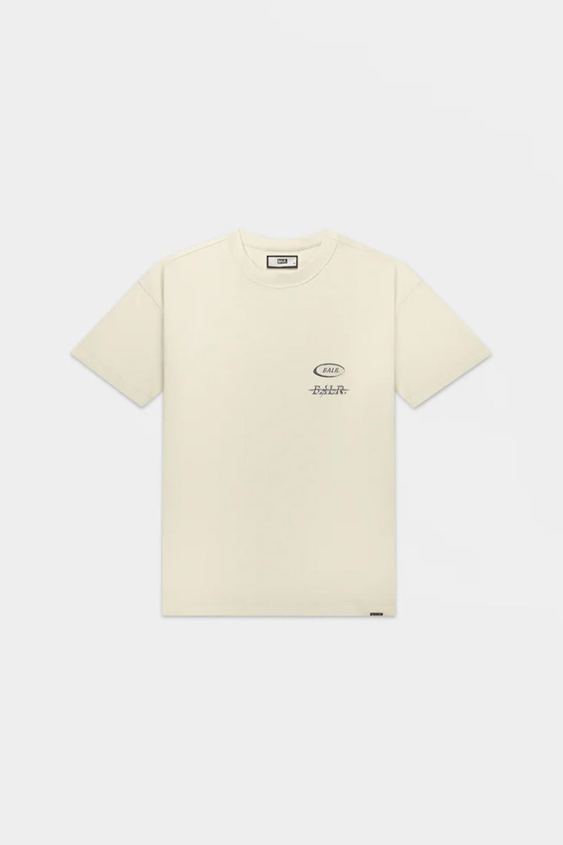 Métallique Box T-shirt léger beige