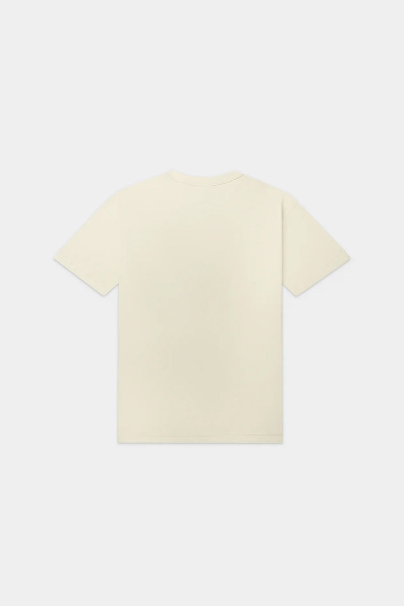 Métallique Box T-shirt léger beige