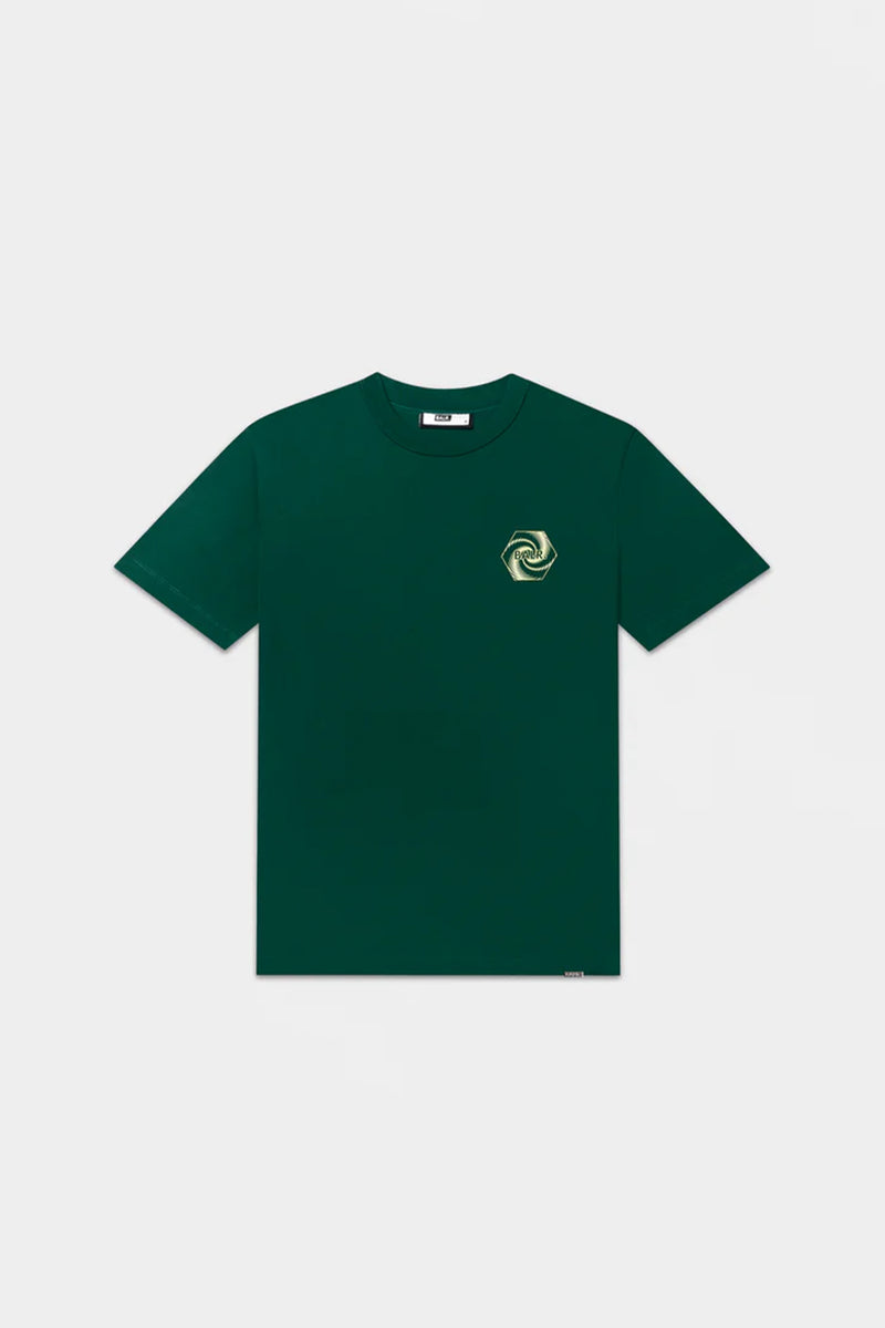 T-shirt vortex vert botanique
