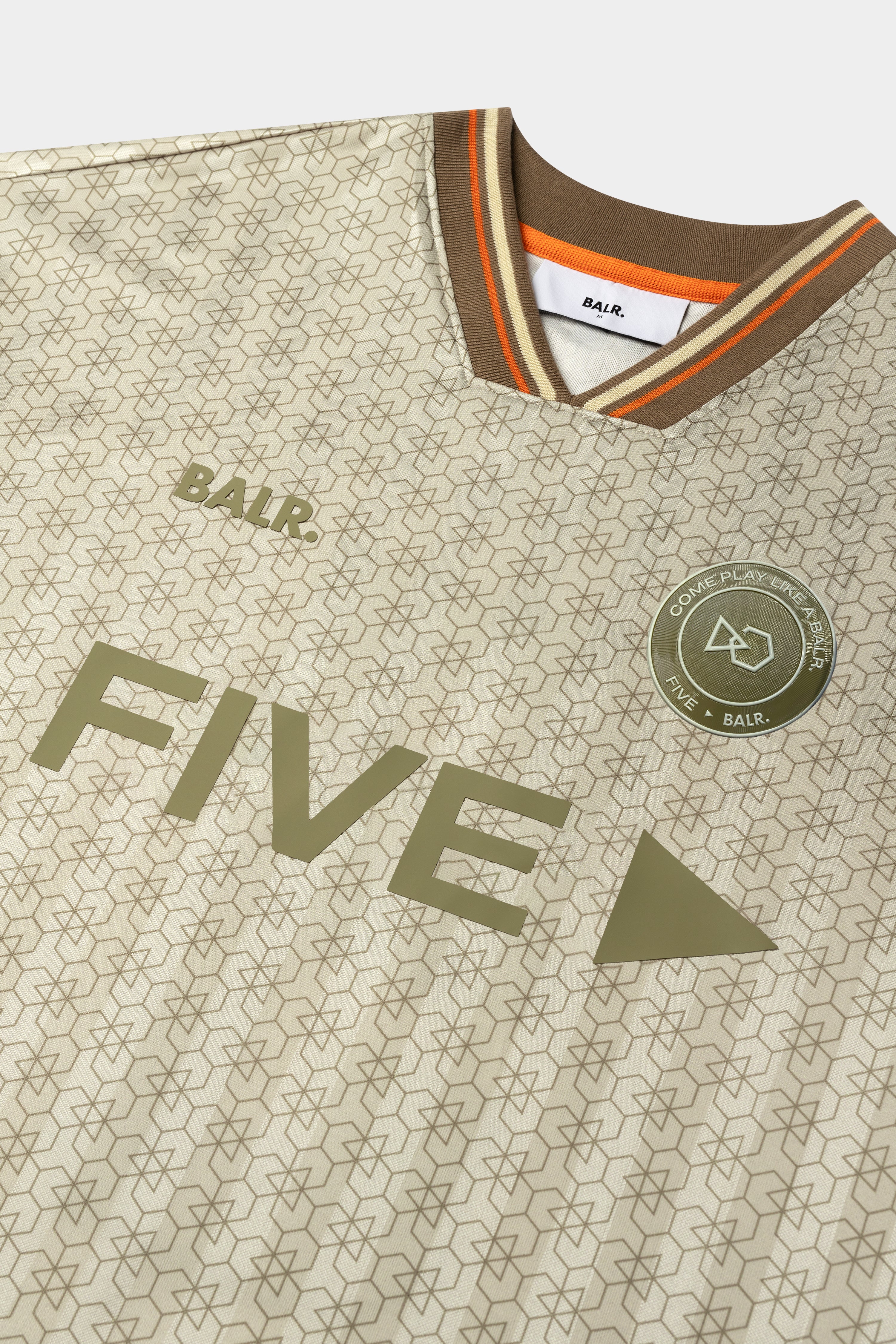 BALR. X FIVE Jersey de fútbol Whitecap Gray