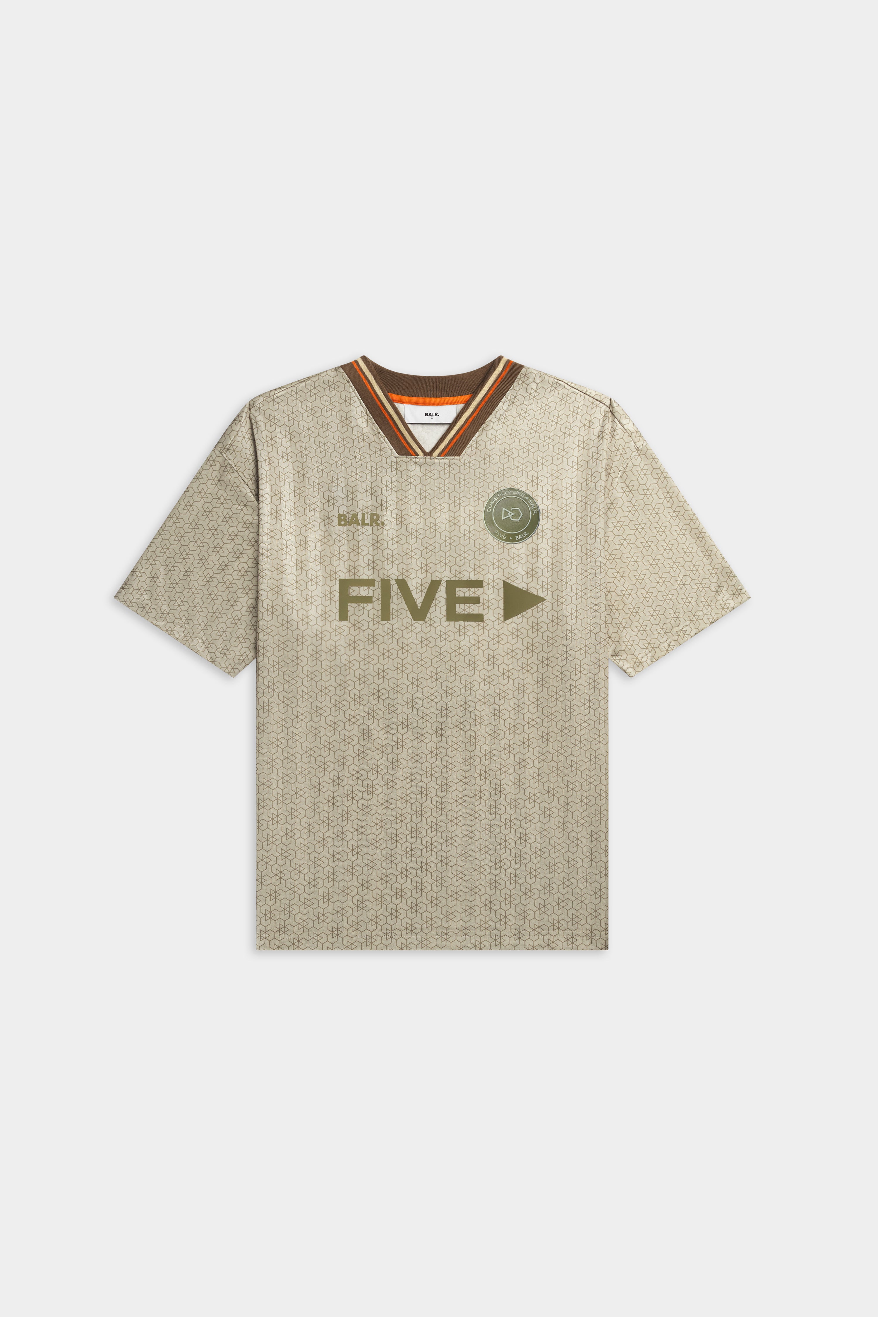 BALR. X FIVE Jersey de fútbol Whitecap Gray