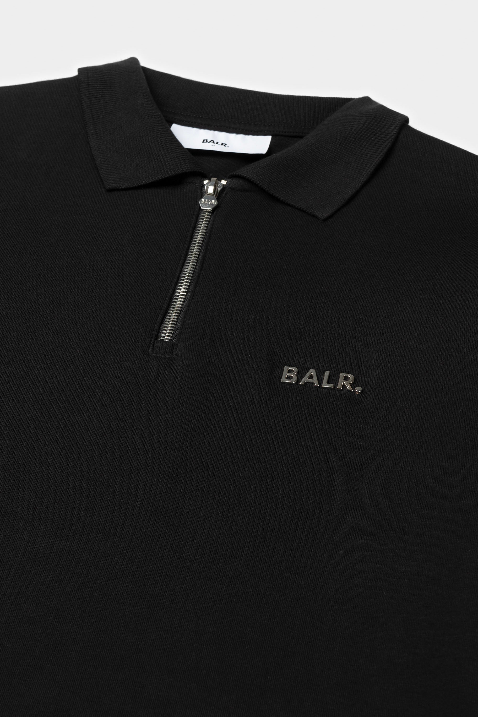 Q-Series Regular Fit Polo longitud Jet Black