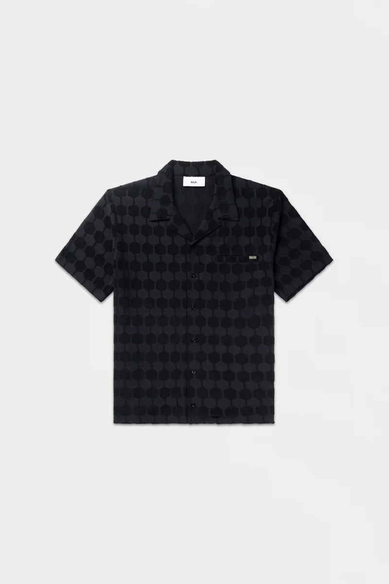 Terry Box Hemd Jet Black