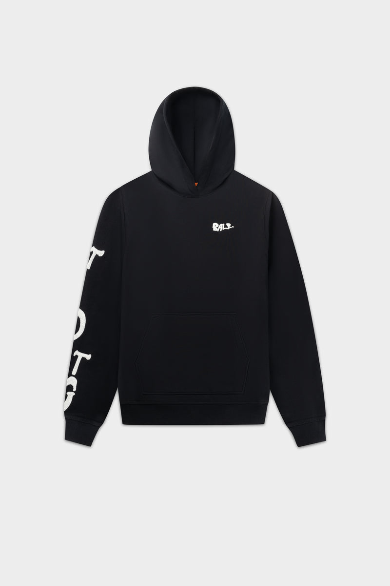 Game of the Gods Graffiti Box Fit Sweat à capuche noir