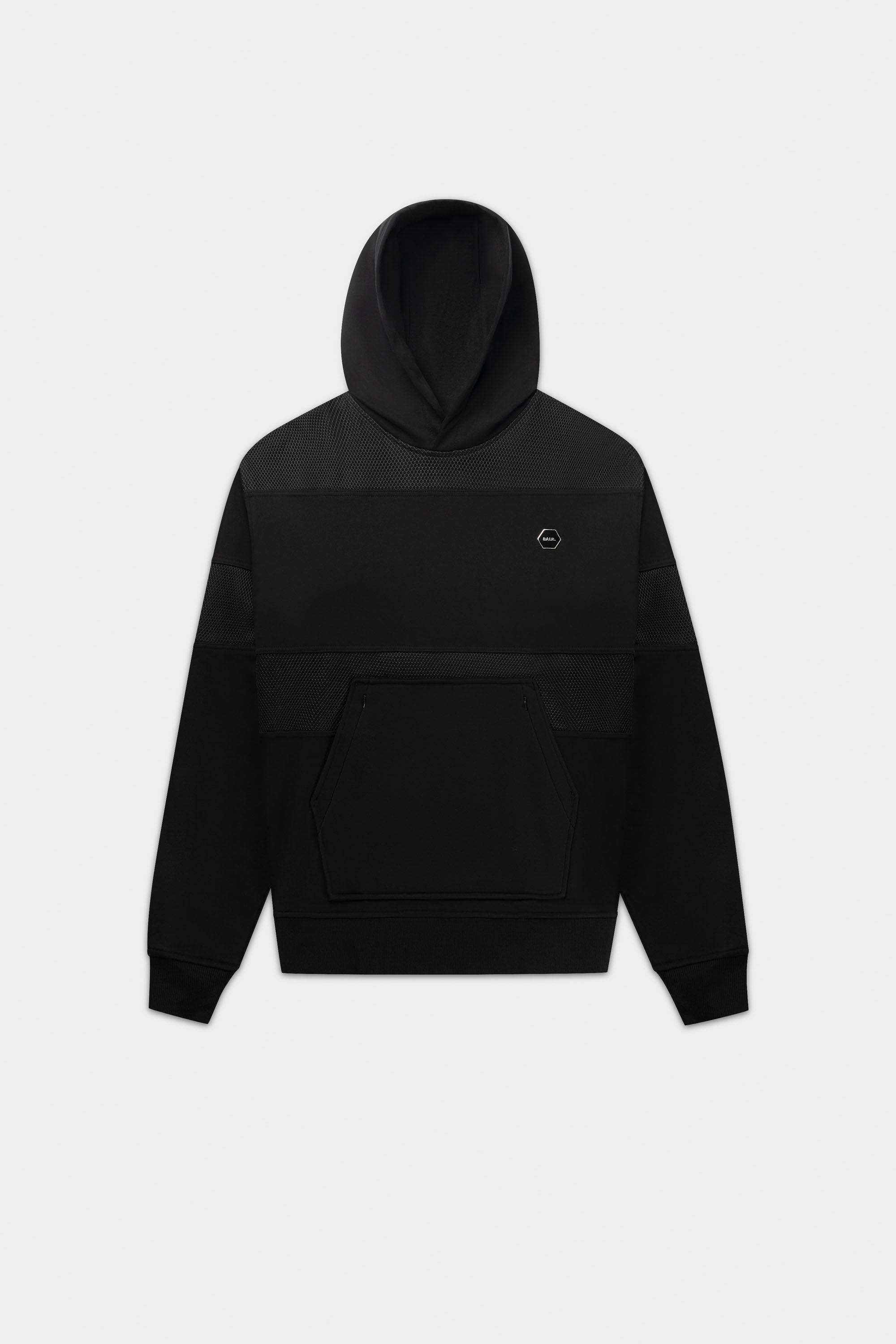 Hexline Box Fit Sudadera Jet Black