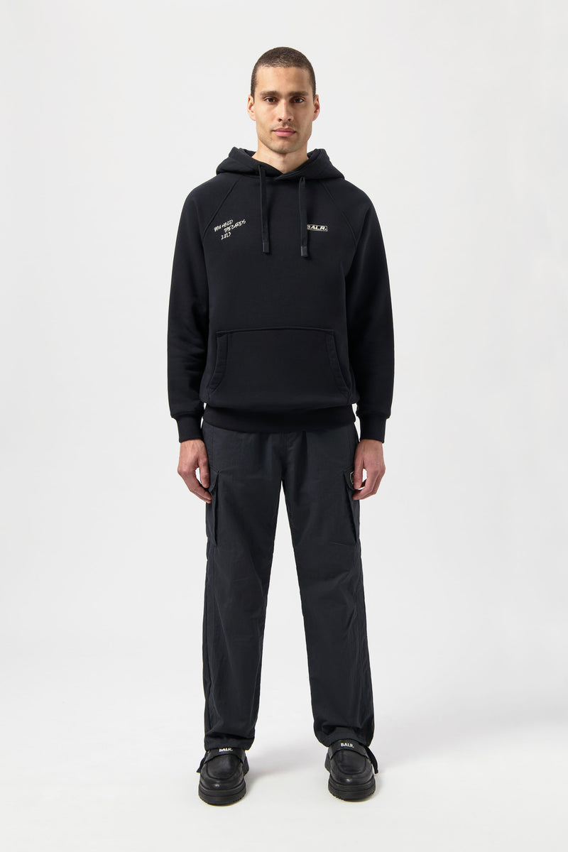 The Club Box Fit Sweat à capuche noir