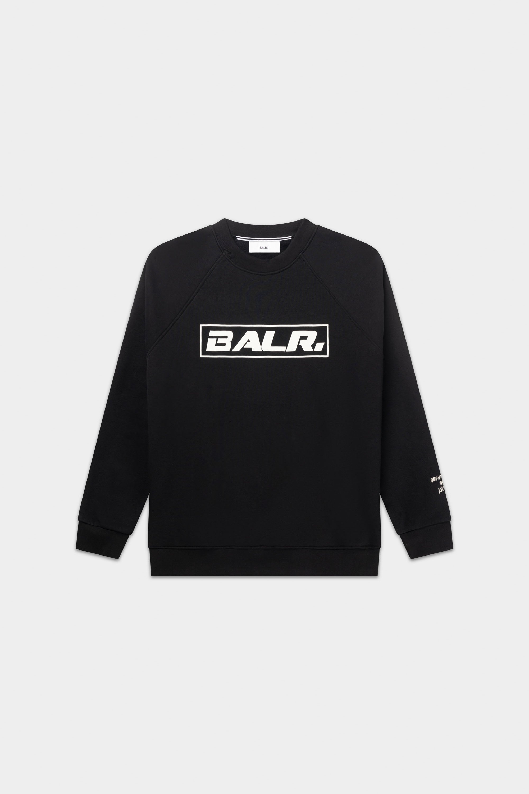 The Club Box Fit Crewneck Noir