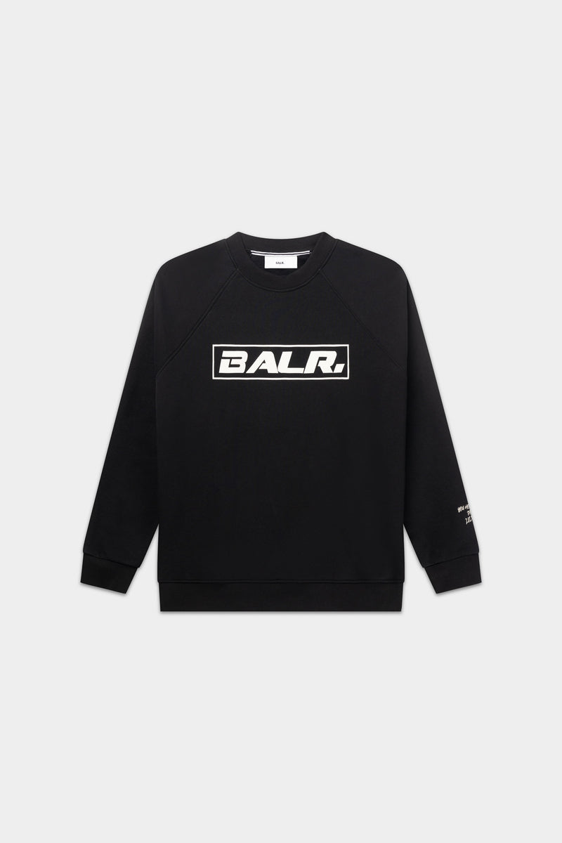 The Club Box Fit Crewneck Noir