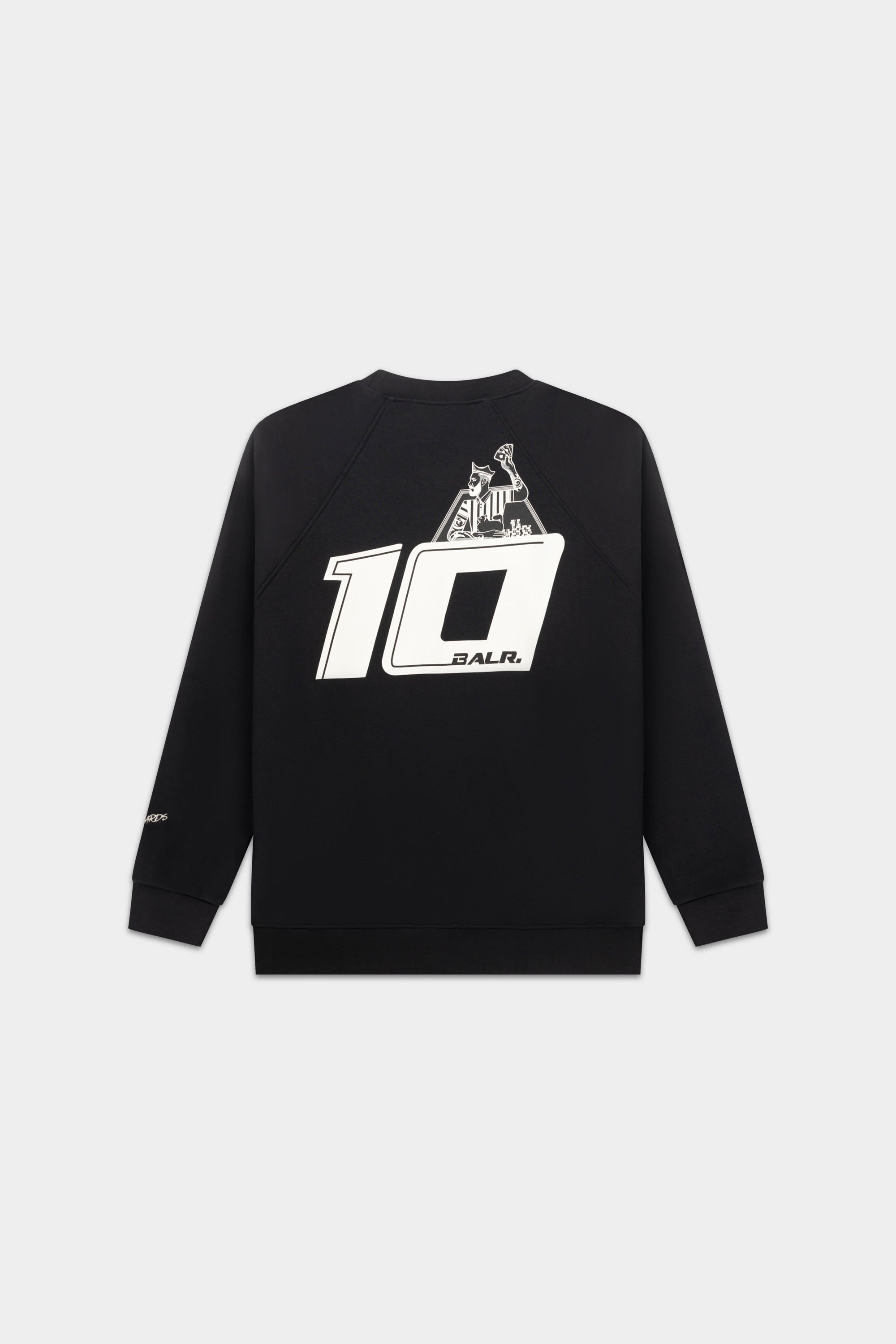 The Club Box Fit Crewneck Noir