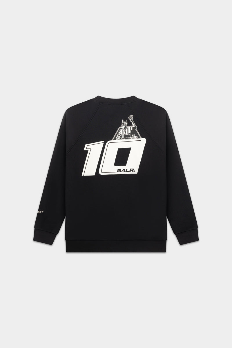 The Club Box Fit Crewneck Noir