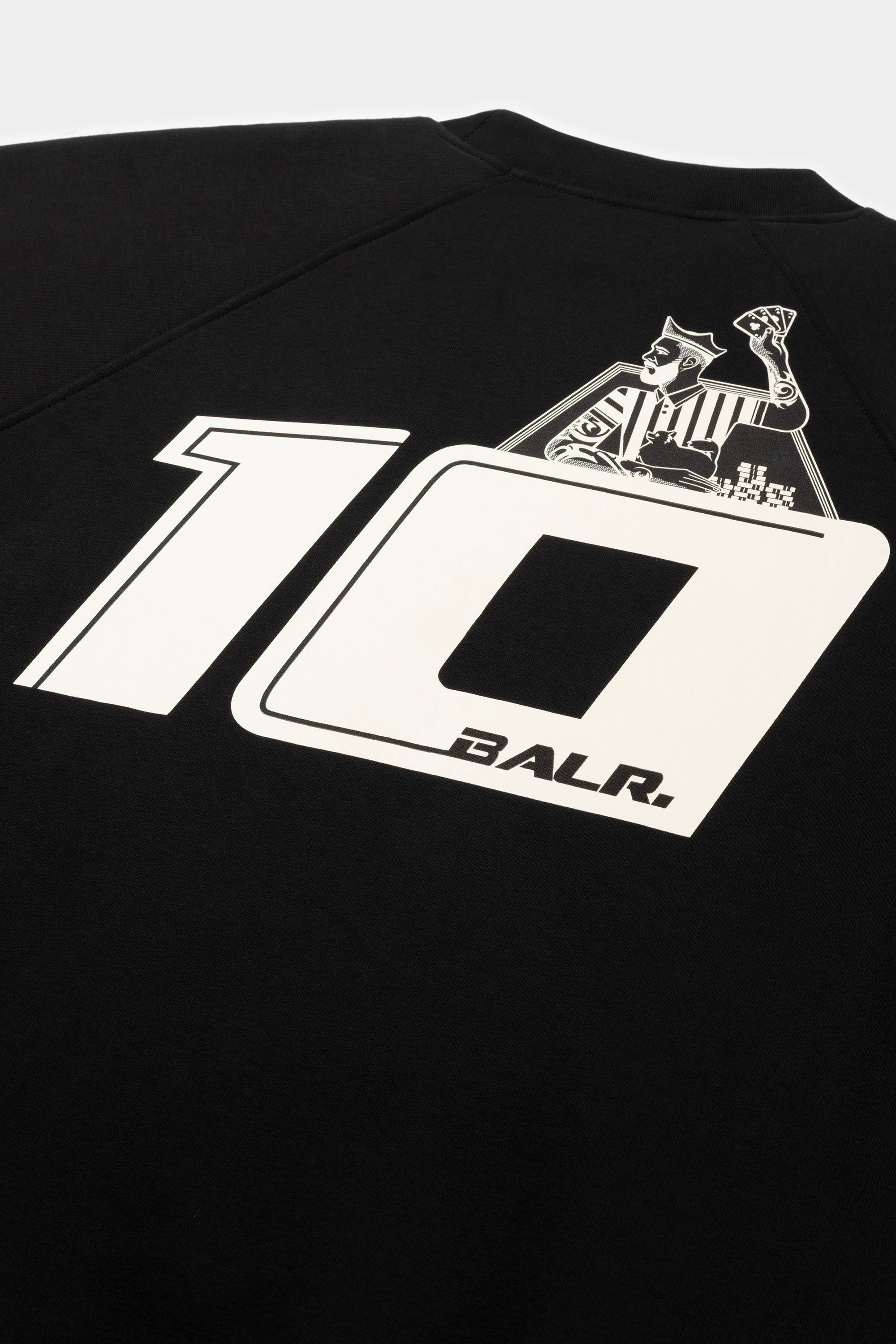 The Club Box Fit Crewneck Noir