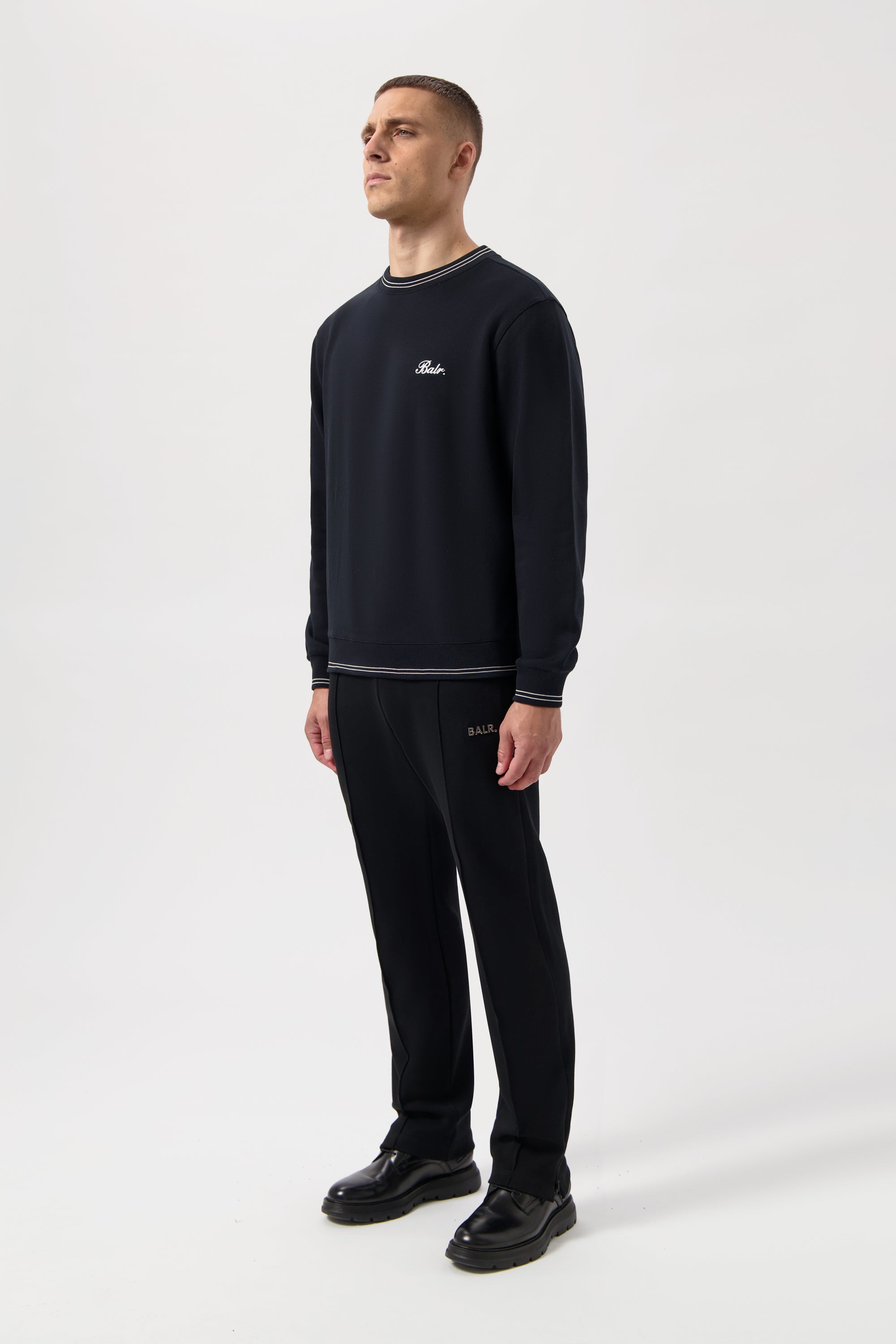 Rayado de Cinta Sudadera Jet Black