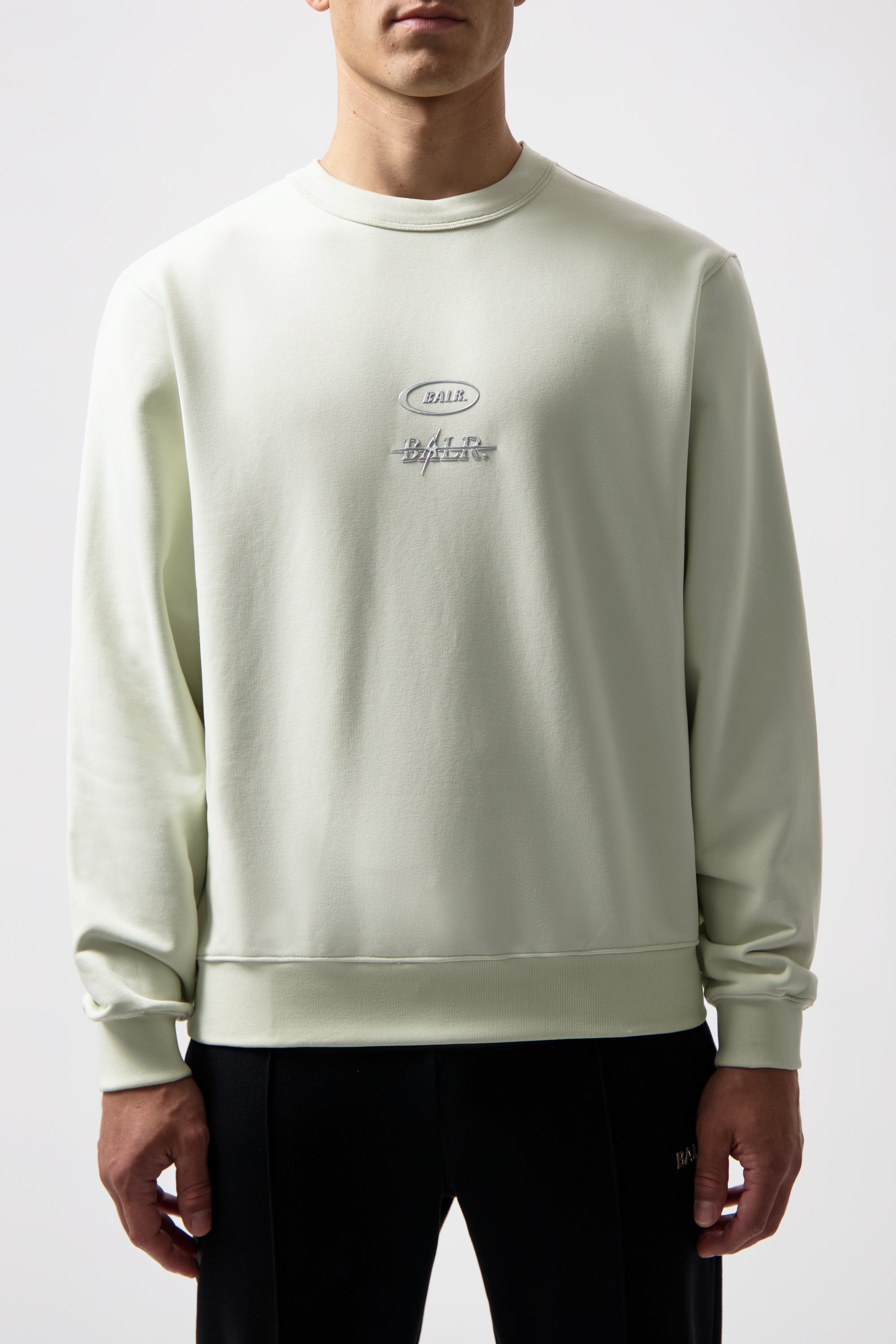 Metálico Sudadera Beige Claro