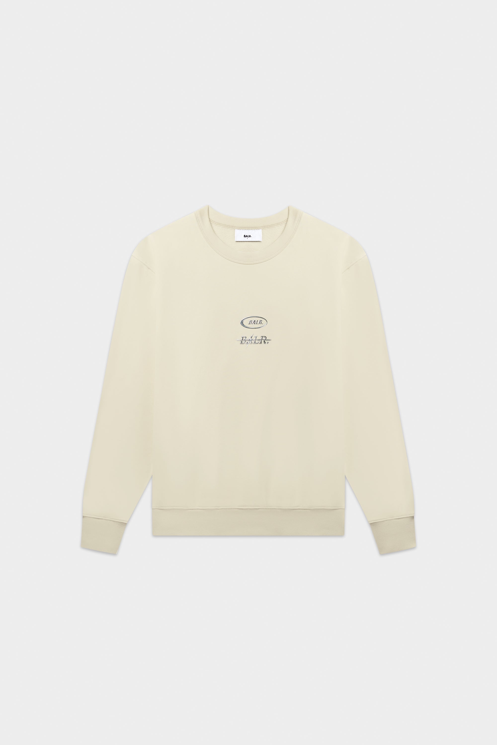 Metálico Sudadera Beige Claro