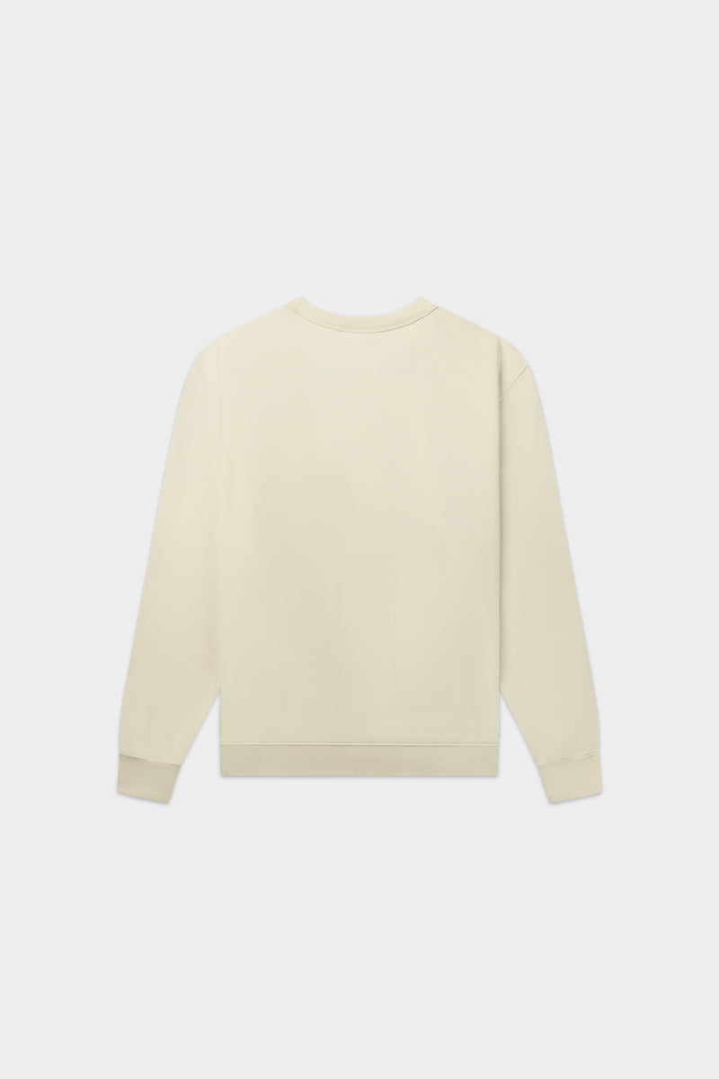 Métallique Crewneck Beige léger