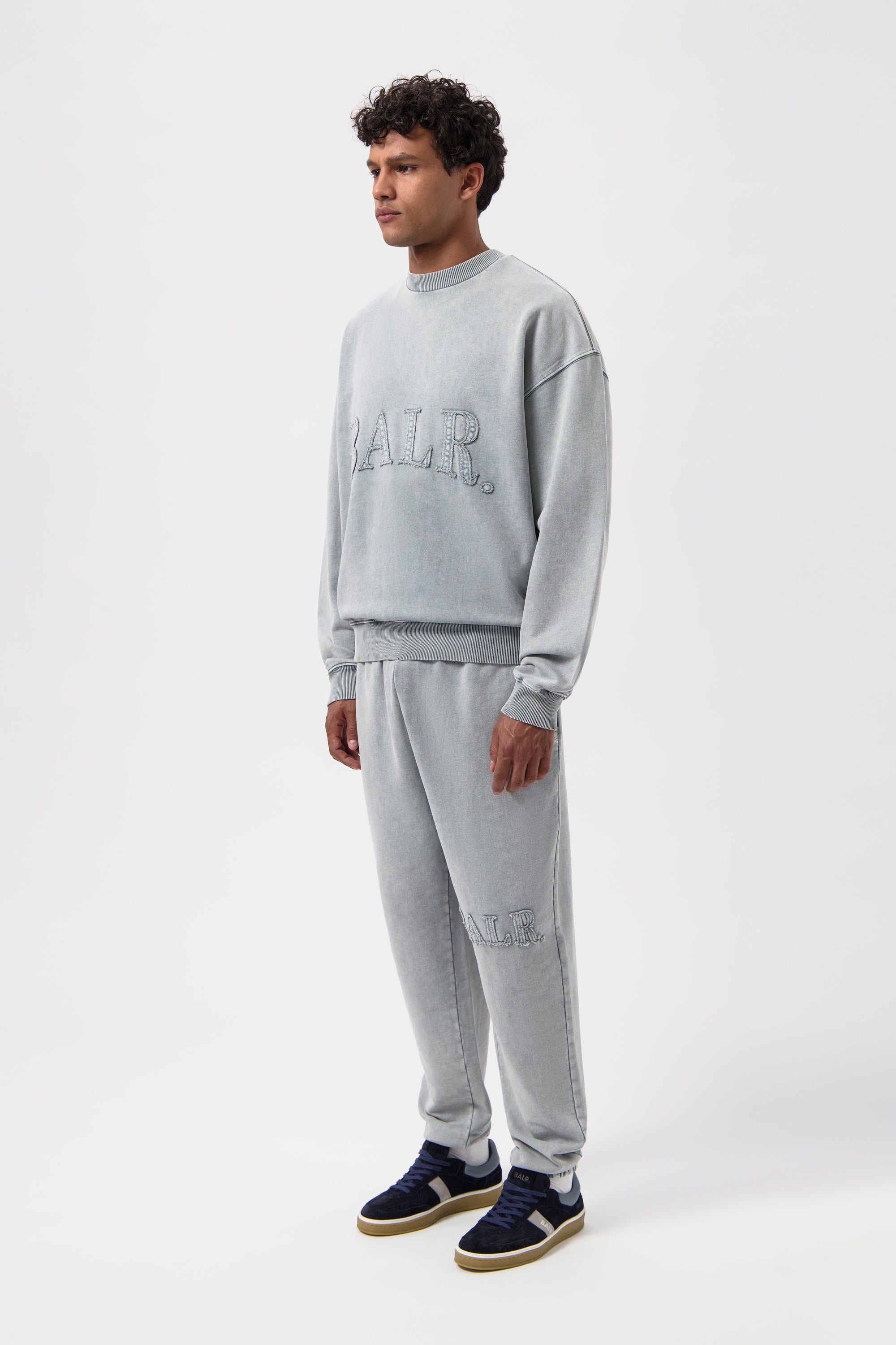 Urban Washed Box Sudadera Gris de Paloma