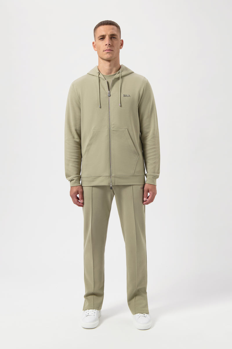 Q-Series Regular Fit Zip Through Sweat à capuche Seneca Gray
