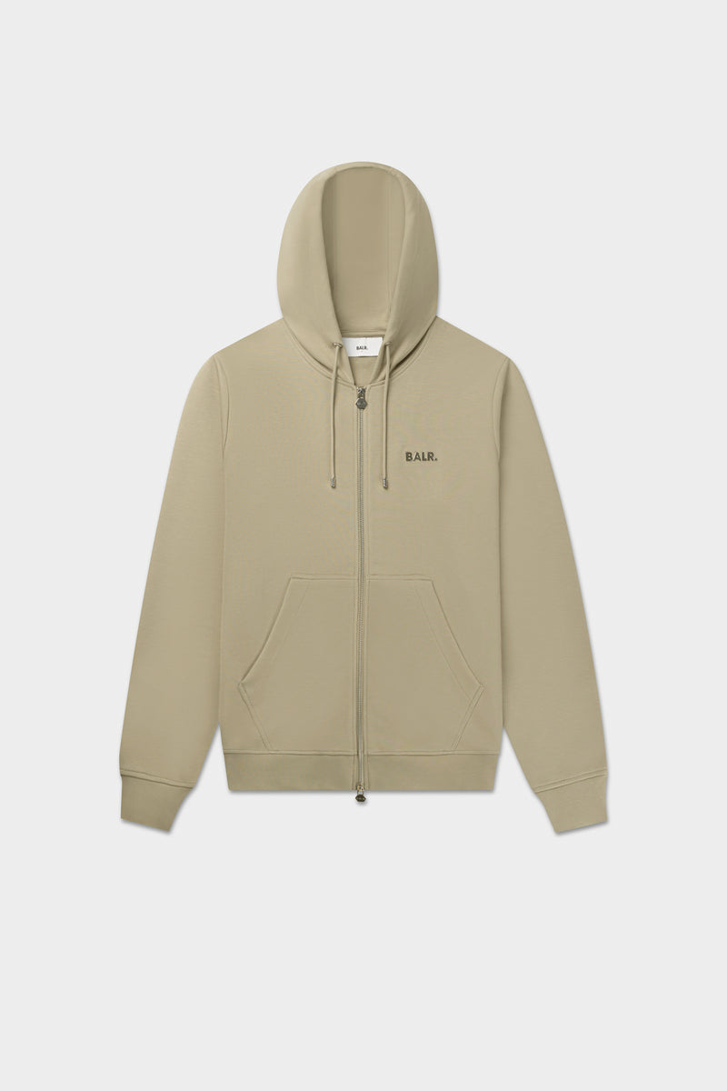 Q-Series Regular Fit Zip Through Sweat à capuche Seneca Gray