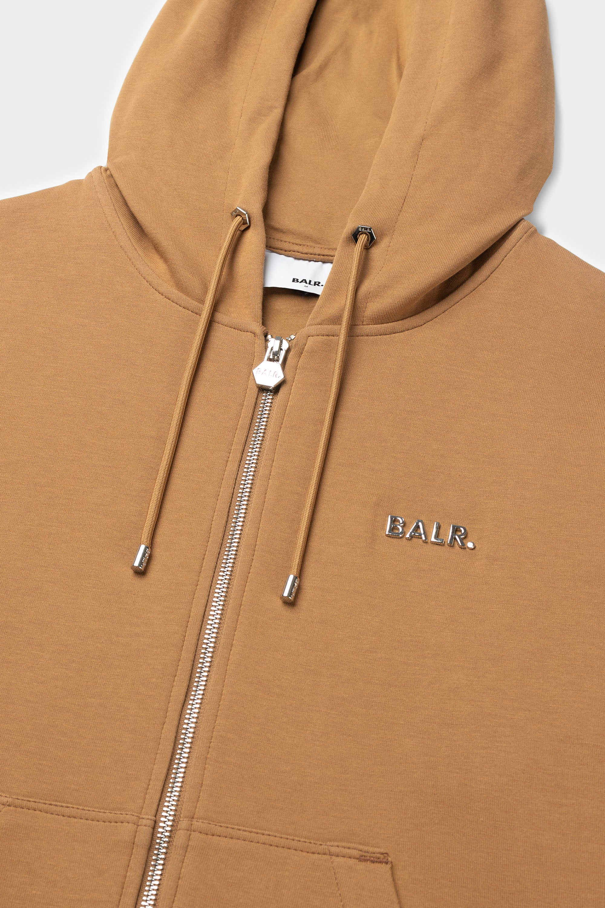 Q-Series Regular Fit Zip Through Sweatshirt à capuche Toasted Coconut