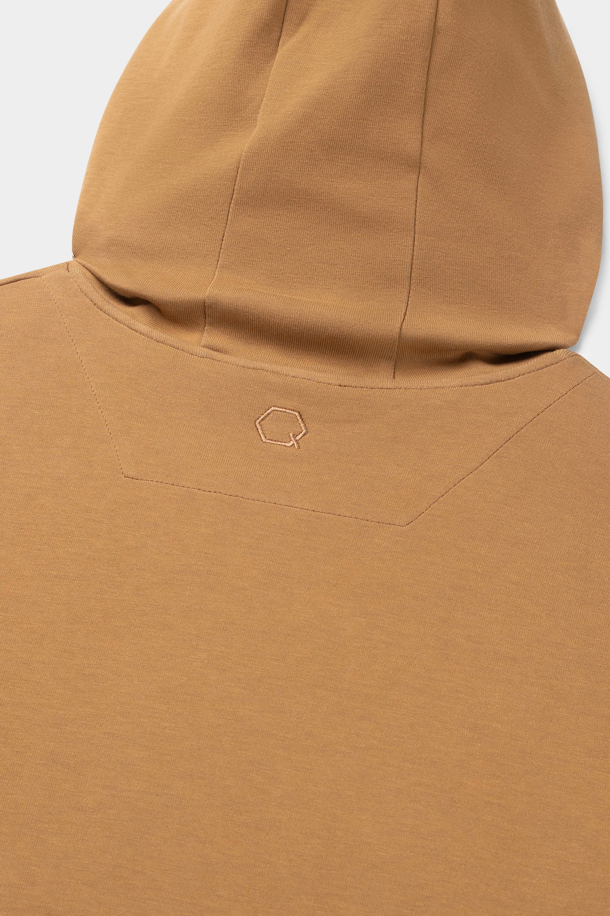 Q-Series Regular Fit Zip Through Sweatshirt à capuche Toasted Coconut