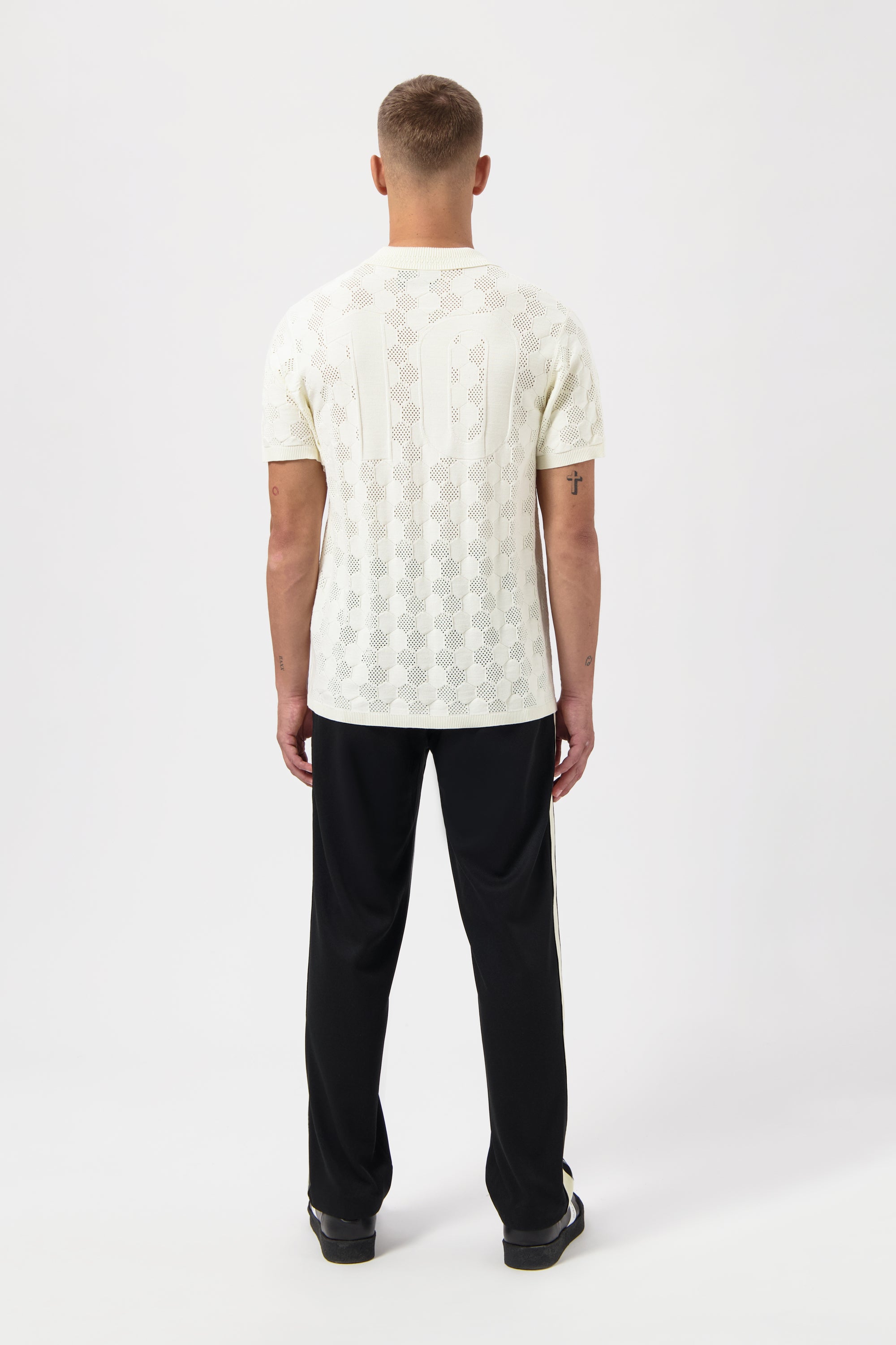 GOTL Jersey de Fútbol de Punto Beige Claro