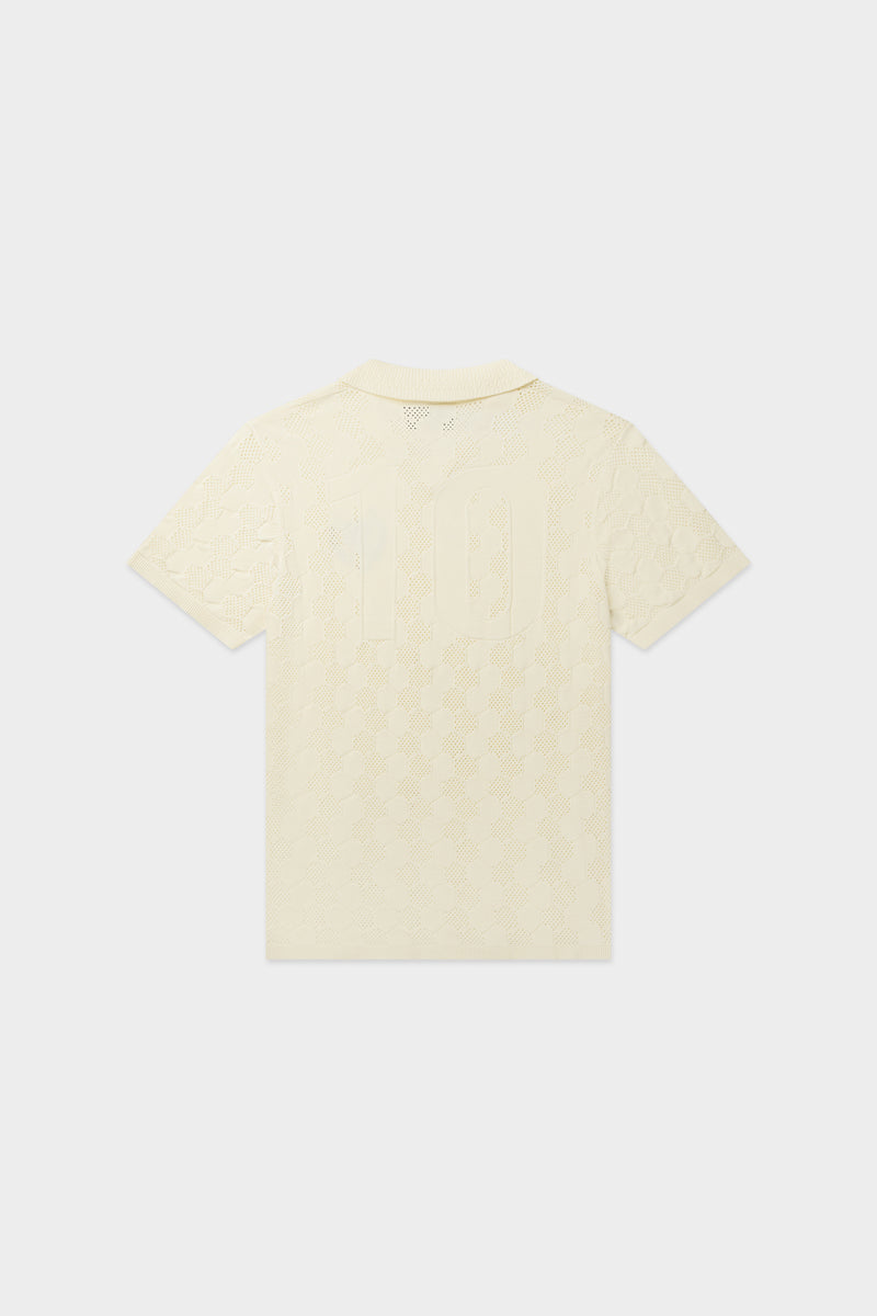Gotl Knit Football Jersey Light Beige