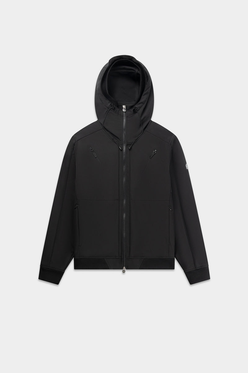 Hexline Regulär Fit Weichschalenjacke Jet Black