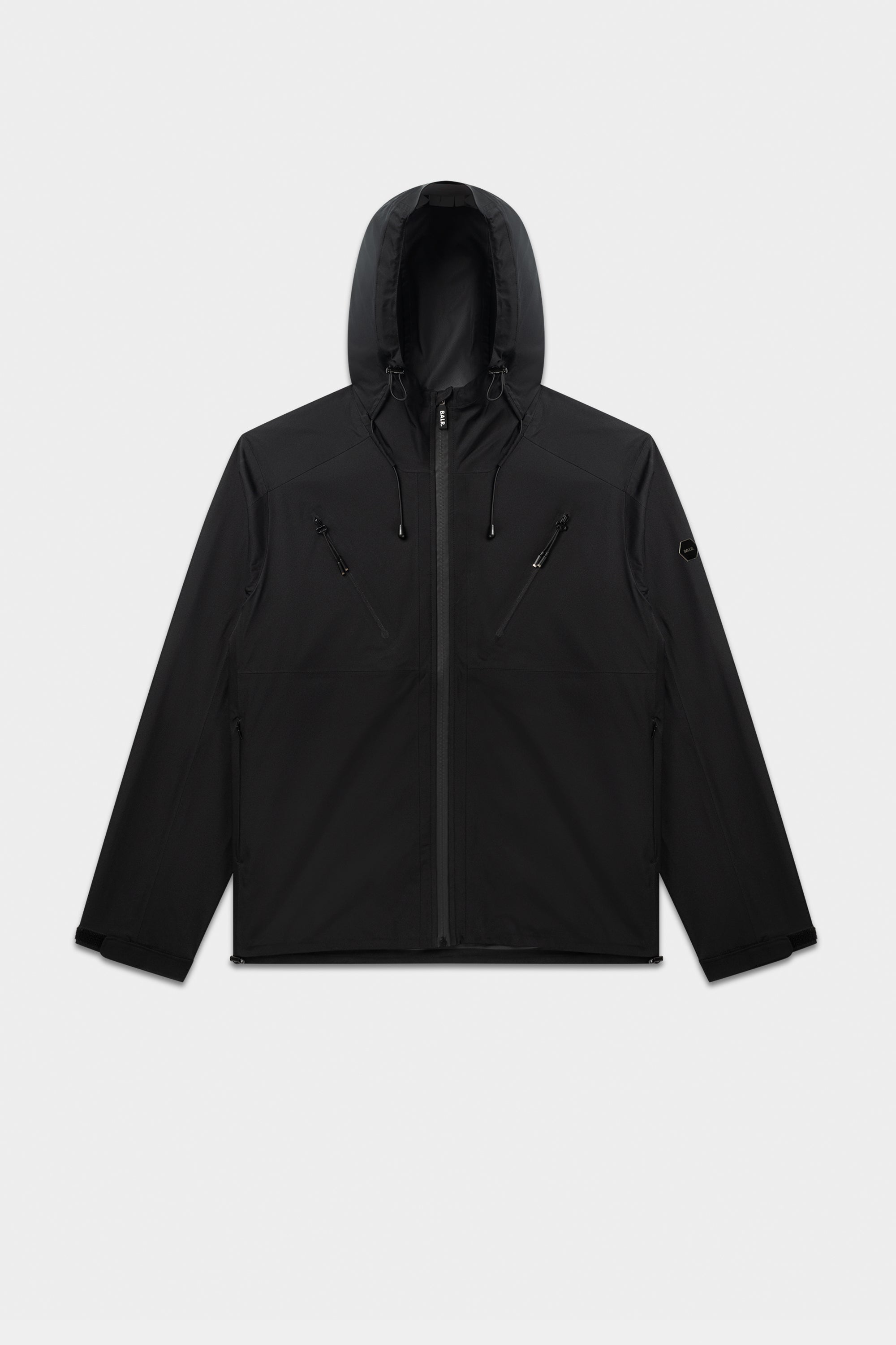 Hex Chaqueta para lluvia de insignia Jet Black