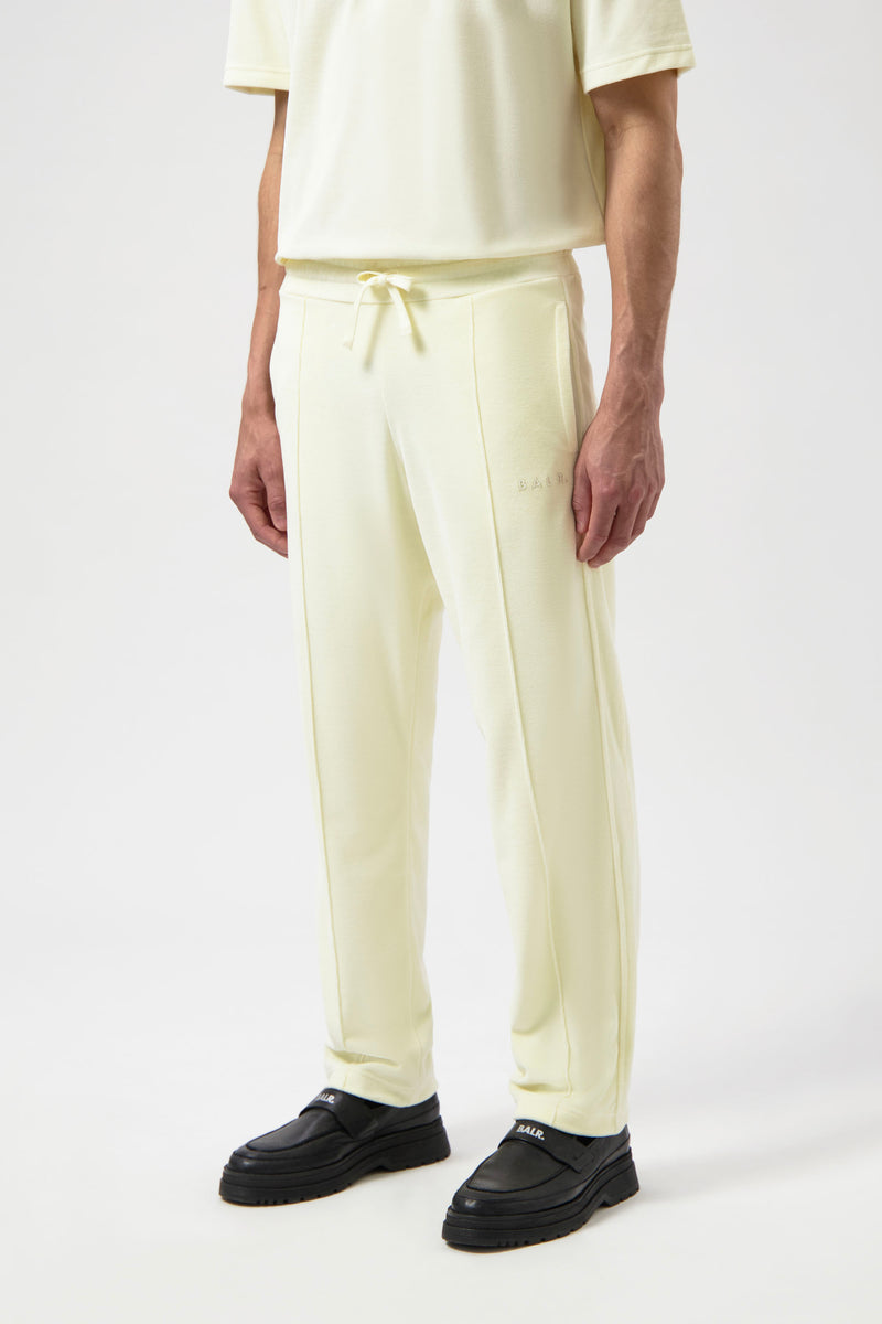 Brand Luxe Regular Straight Fit Pantalon White Swan