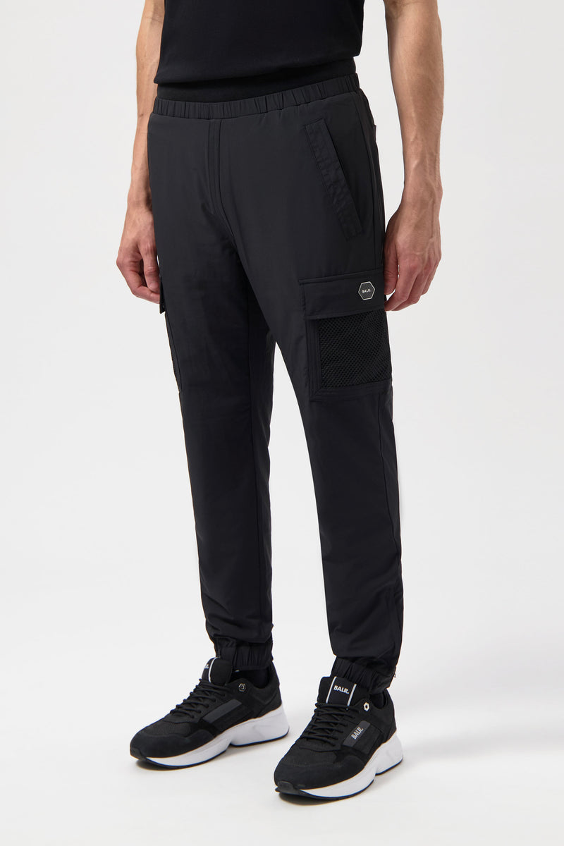 Hexline Regular Fit Track Pantalon noir