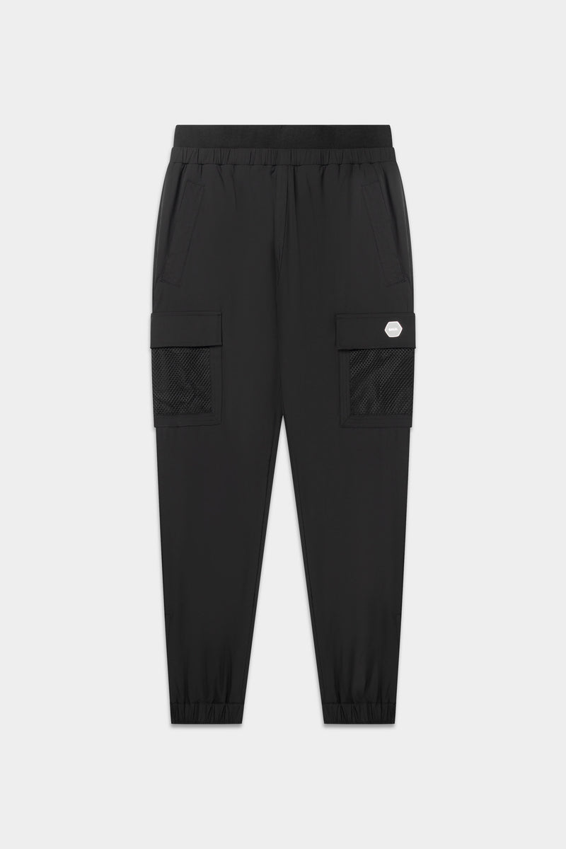 Hexline Regular Fit Track Pantalon noir