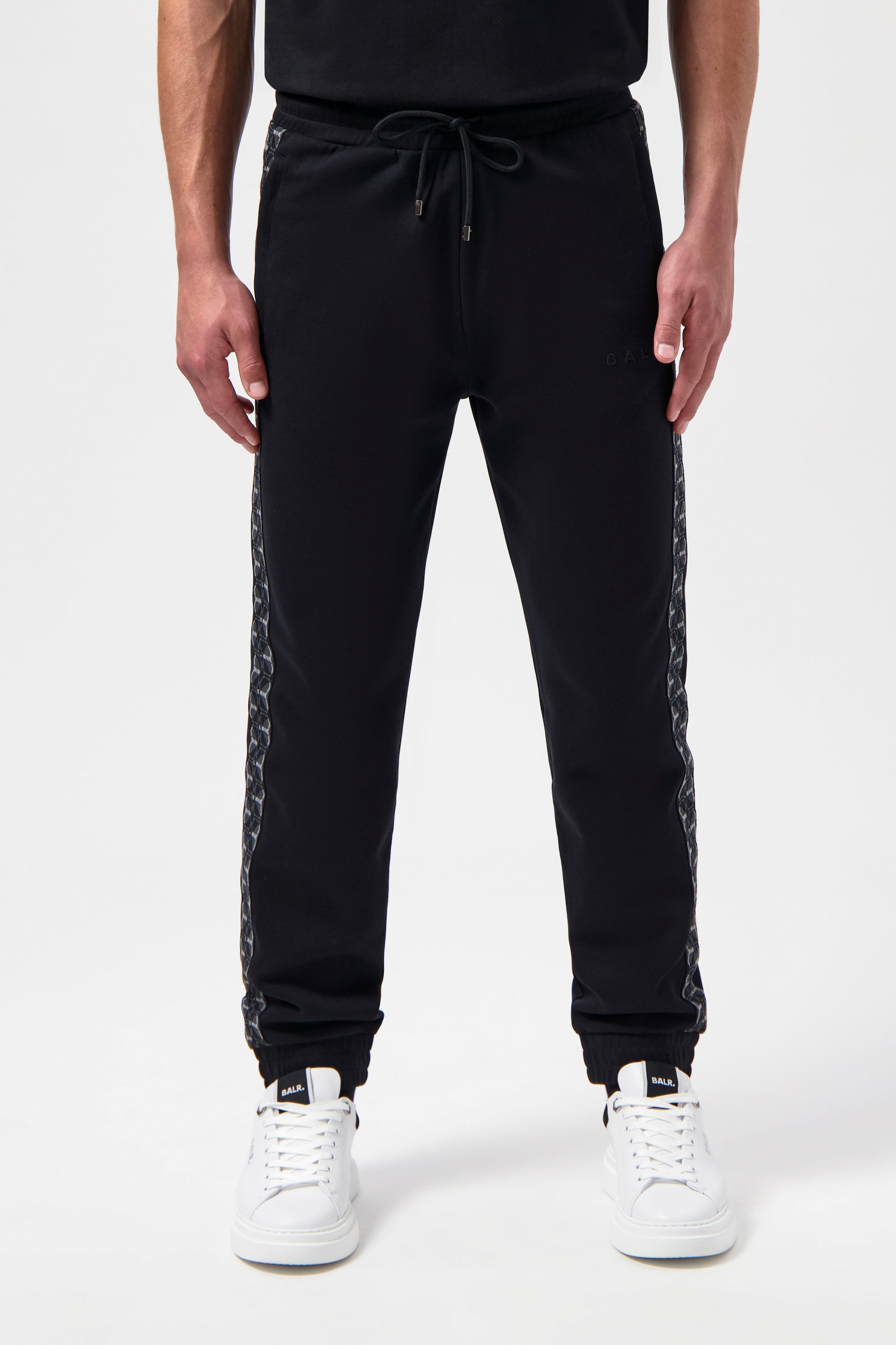BALR. Monogram Ruban adhésif Regular Fit Track Pantalon noir