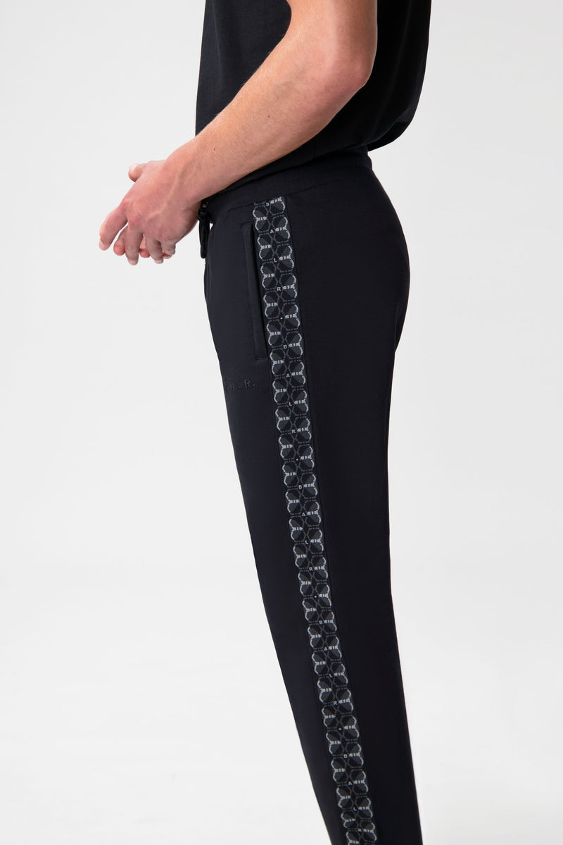 BALR. Monogram Ruban adhésif Regular Fit Track Pantalon noir