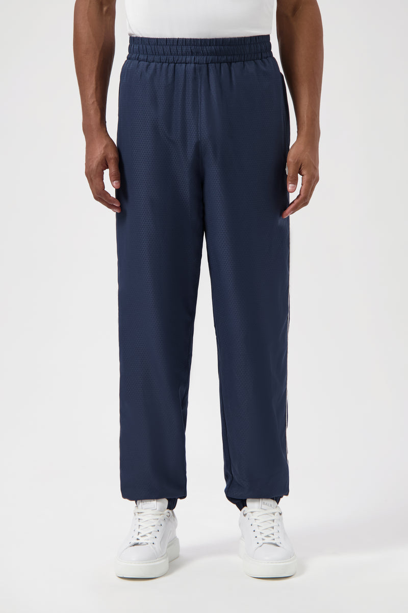 Jacquard Relaxed Track Pantalon spatial marine