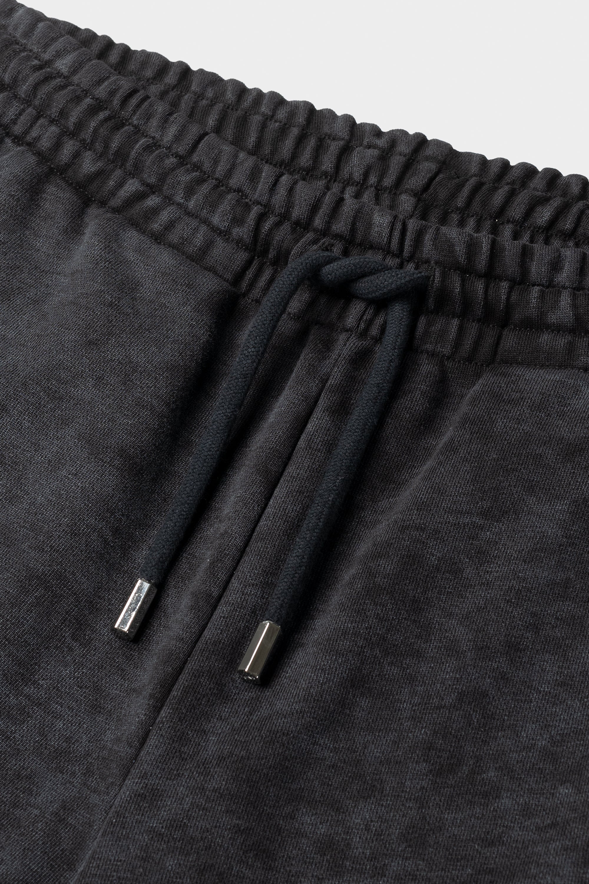 Urban Shorts de sueur lavés en noir de jais