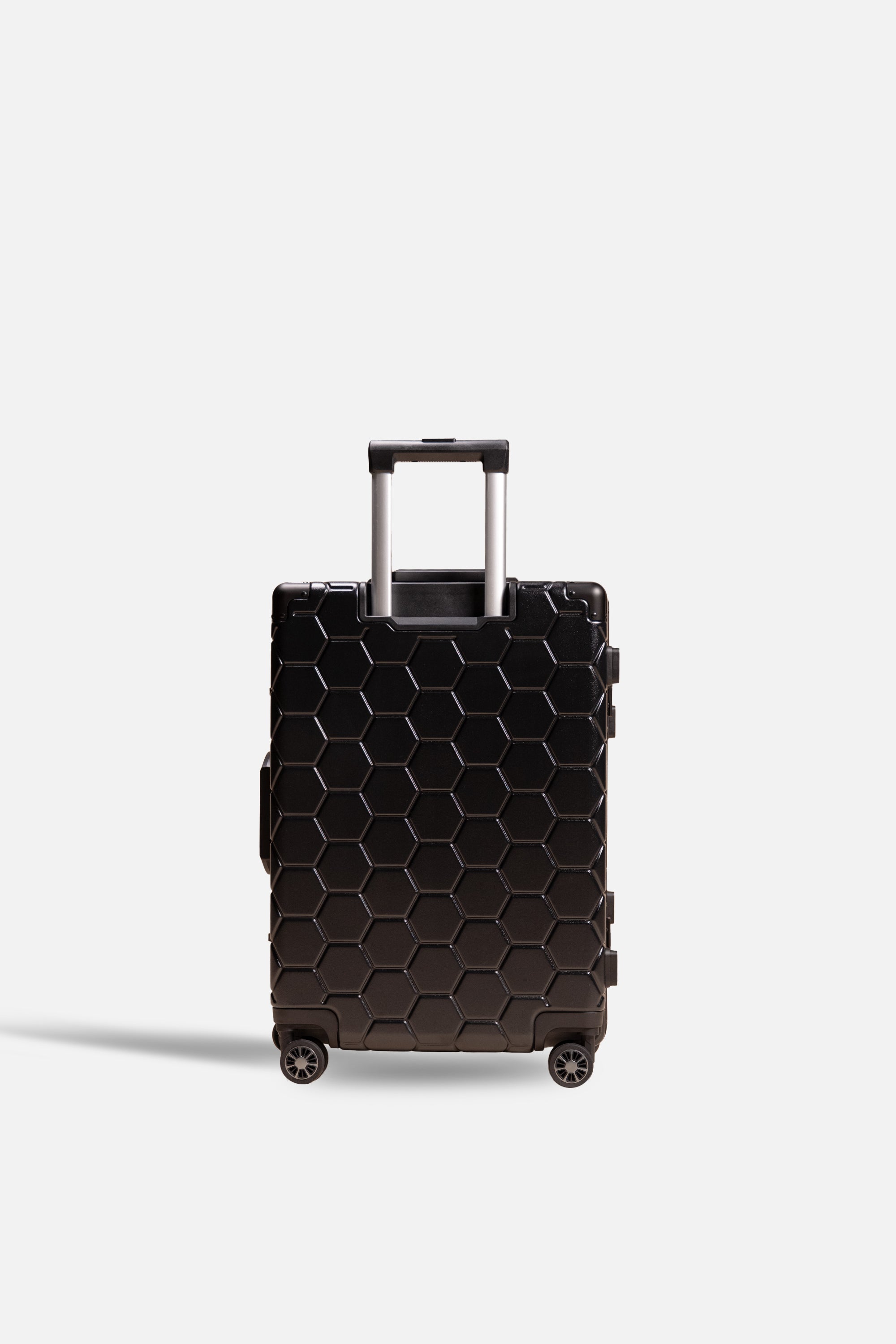 Roméo en relief Hexagon Suitcase Noir